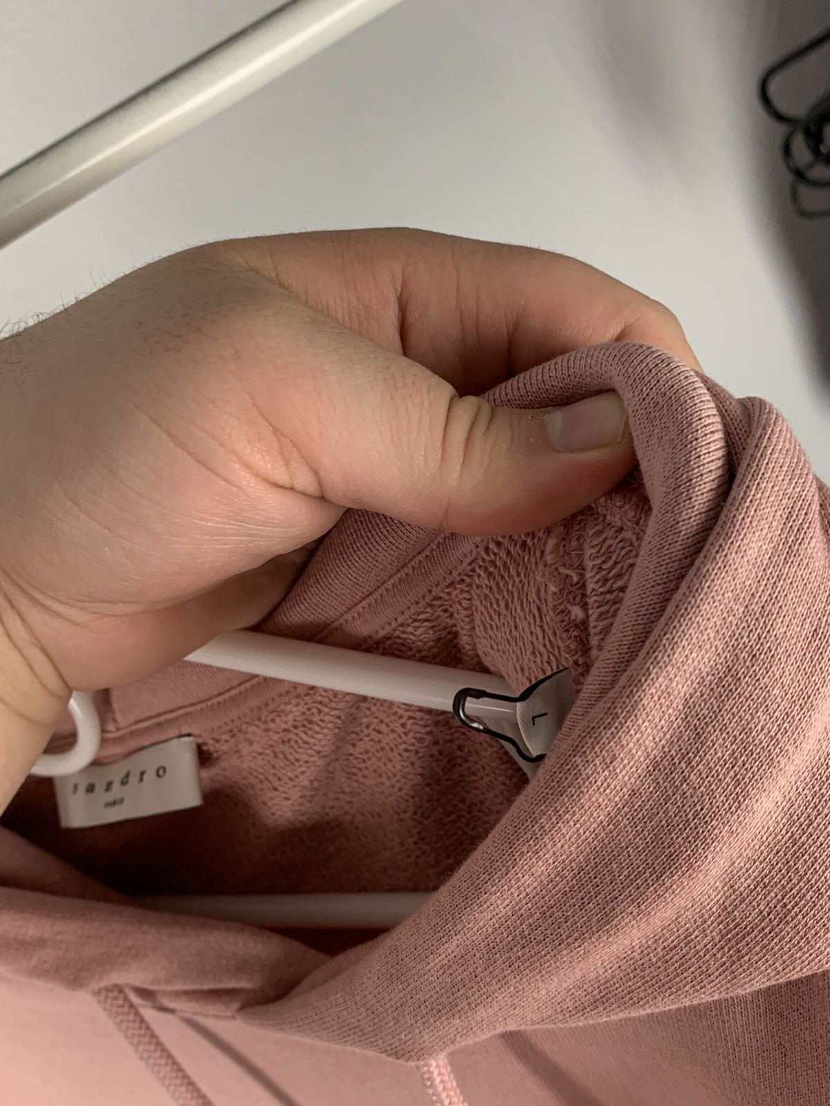 Sandro Sandro Pink Hoodie Oversized Hoodie Sandro Cotton L Size Size L / US 10 / IT 46 - 7 Thumbnail