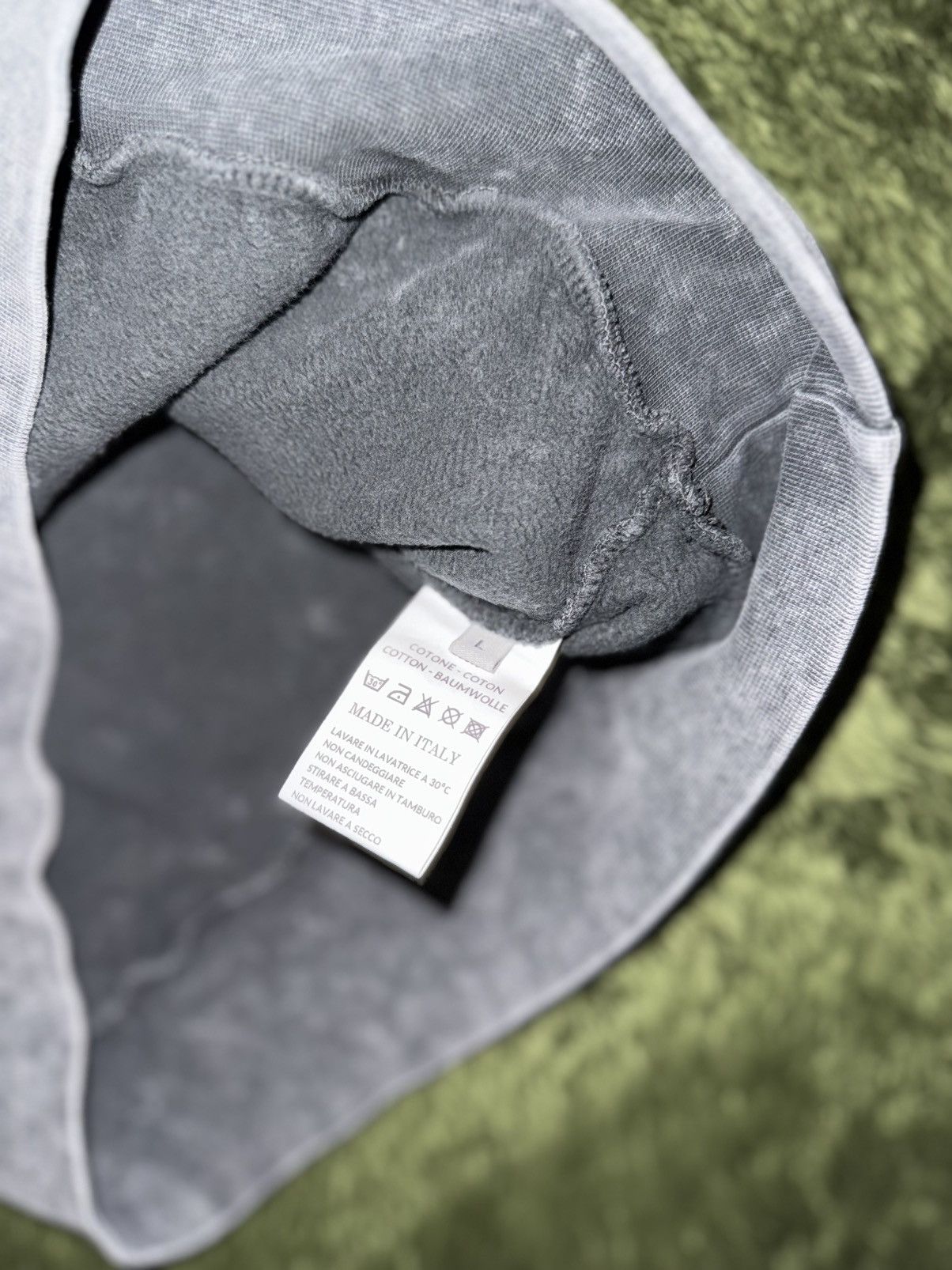 Aries [L] ARIES Stone Wash Chrome Logo Sweatshirt washed Grey Size US L / EU 52-54 / 3 - 7 Thumbnail