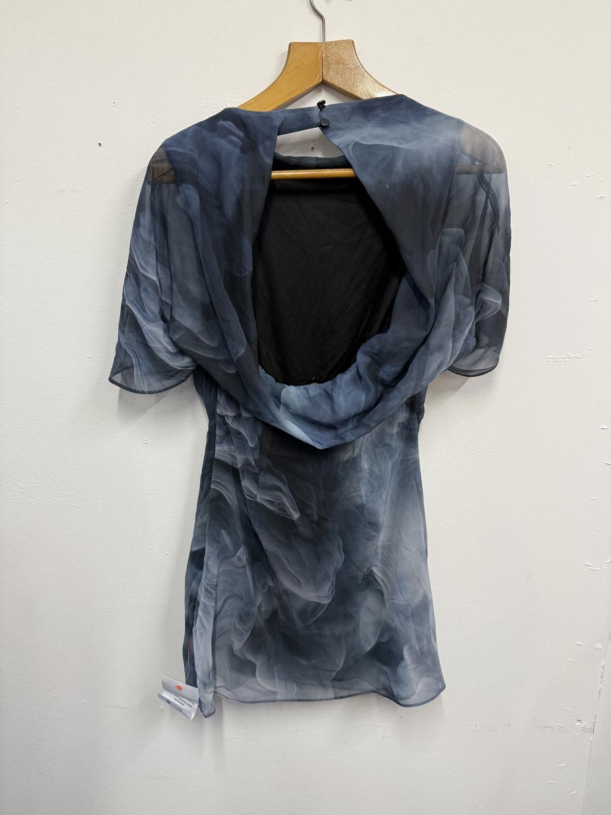 Other ASOS DESIGN Smoke Print Puff Sleeve Mini Dress UK 6 Size XS / US 0-2 / IT 36-38 - 4 Thumbnail