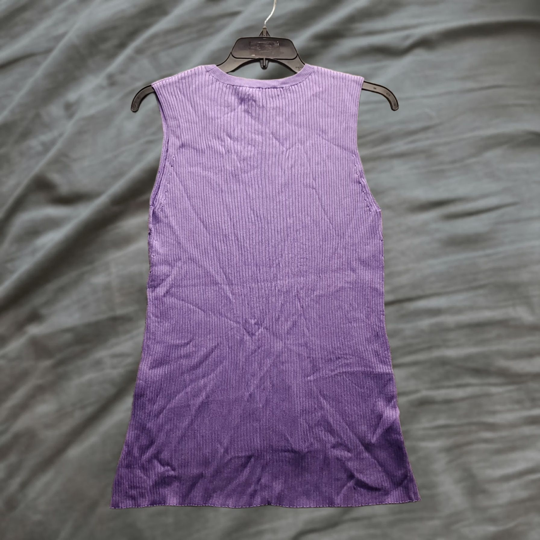 Ralph Lauren Lauren Ralph Lauren Sweater Womens XL Purple Ribbed Knit Sleeveless Pullover Size XL / US 12-14 / IT 48-50 - 1 Thumbnail