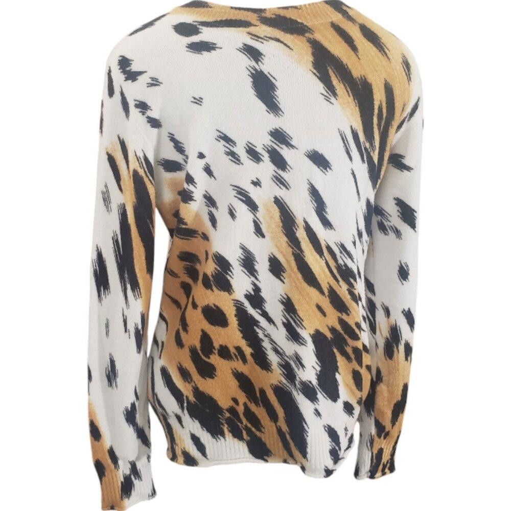 Designer CT1969 Ethyl Animal Pattern Long Sleeve Sweater M Size M / US 6-8 / IT 42-44 - 1 Thumbnail