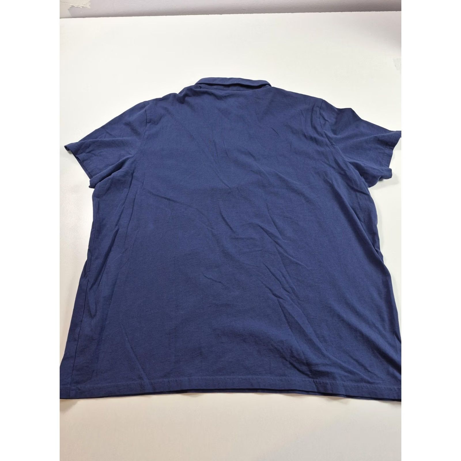 Vintage Criquet Polo Shirt Mens 2XL Blue Organic Cotton Slim Fit Golf Casual Pocket Size US XXL / EU 58 / 5 - 6 Thumbnail