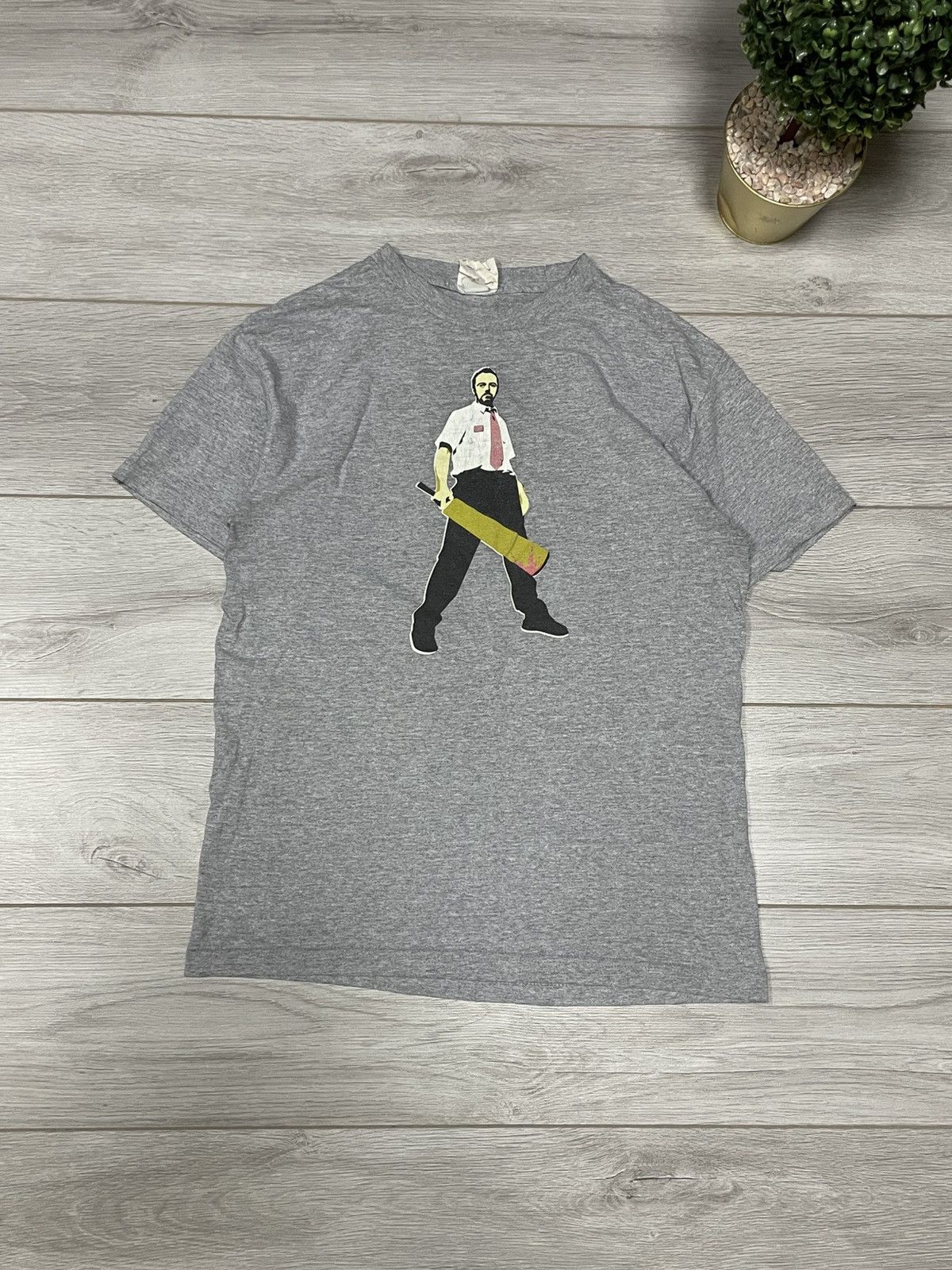 Vintage Vintage 00s Shaun Of The Dead 2005 T-Shirt Size US L / EU 52-54 / 3 - 1 Thumbnail
