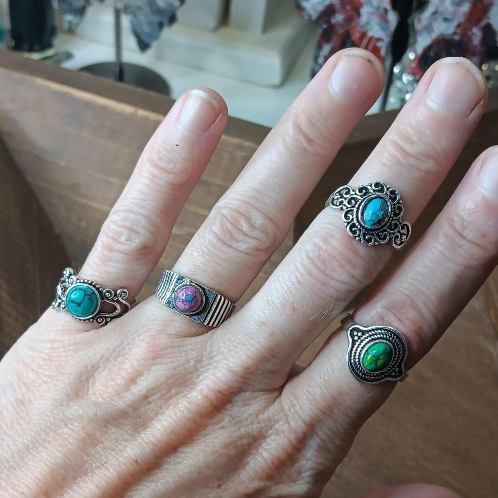 Designer Ring lot, 12 ring, size 6-7 Size ONE SIZE - 4 Thumbnail
