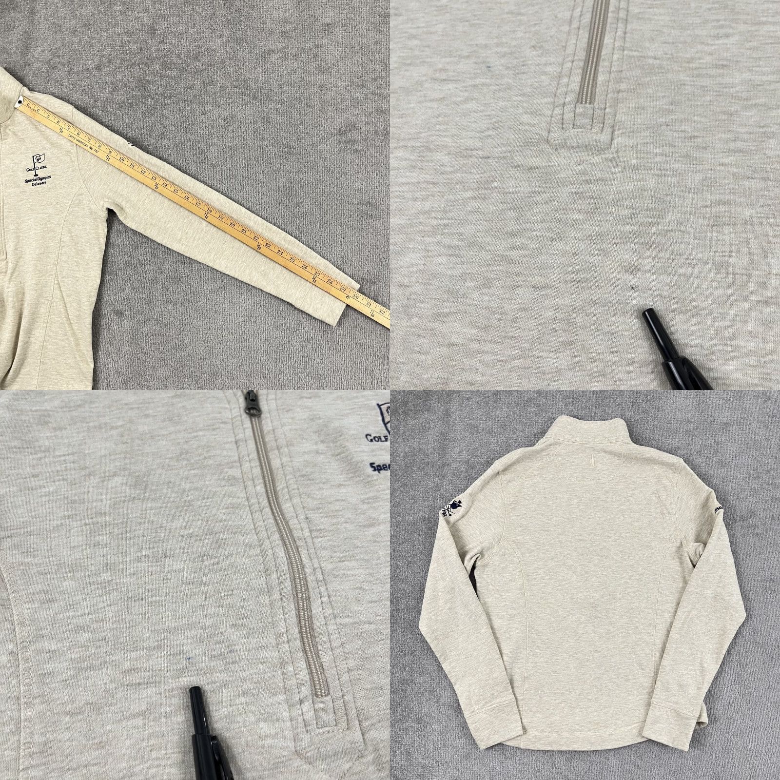 johnnie-O Johnnie-O Kennedy Pullover Women Medium Brown Bidermann Special Olympics DE Golf Size M / US 6-8 / IT 42-44 - 8 Thumbnail