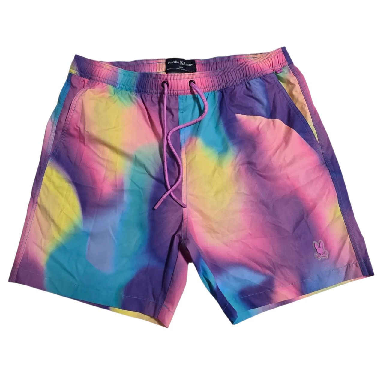 Psycho Bunny Psycho Bunny Violet Multi Tyler Swim Trunks Size M Size US 34 / EU 50 - 1 Thumbnail