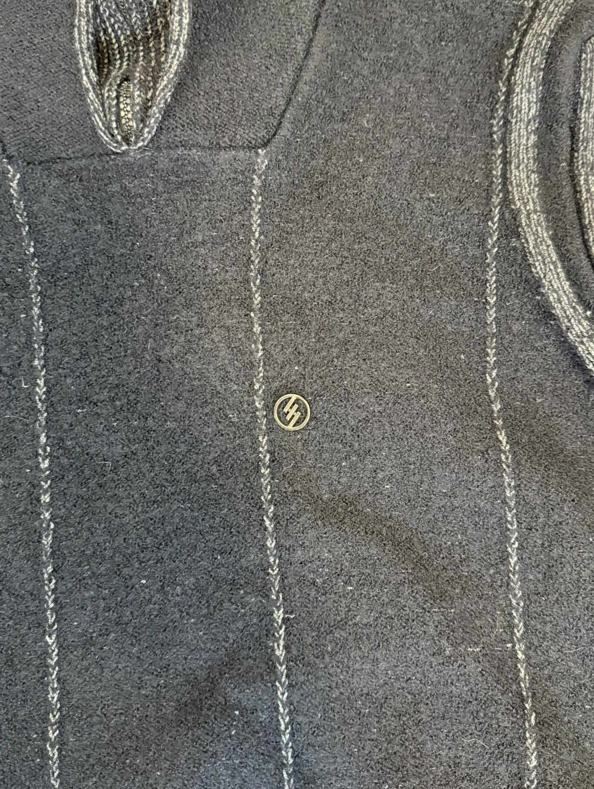 Massimo Osti Massimo Osti Wool Sweater MRS Italy Logo Knit Zip Collar Men Size US S / EU 44-46 / 1 - 8 Thumbnail