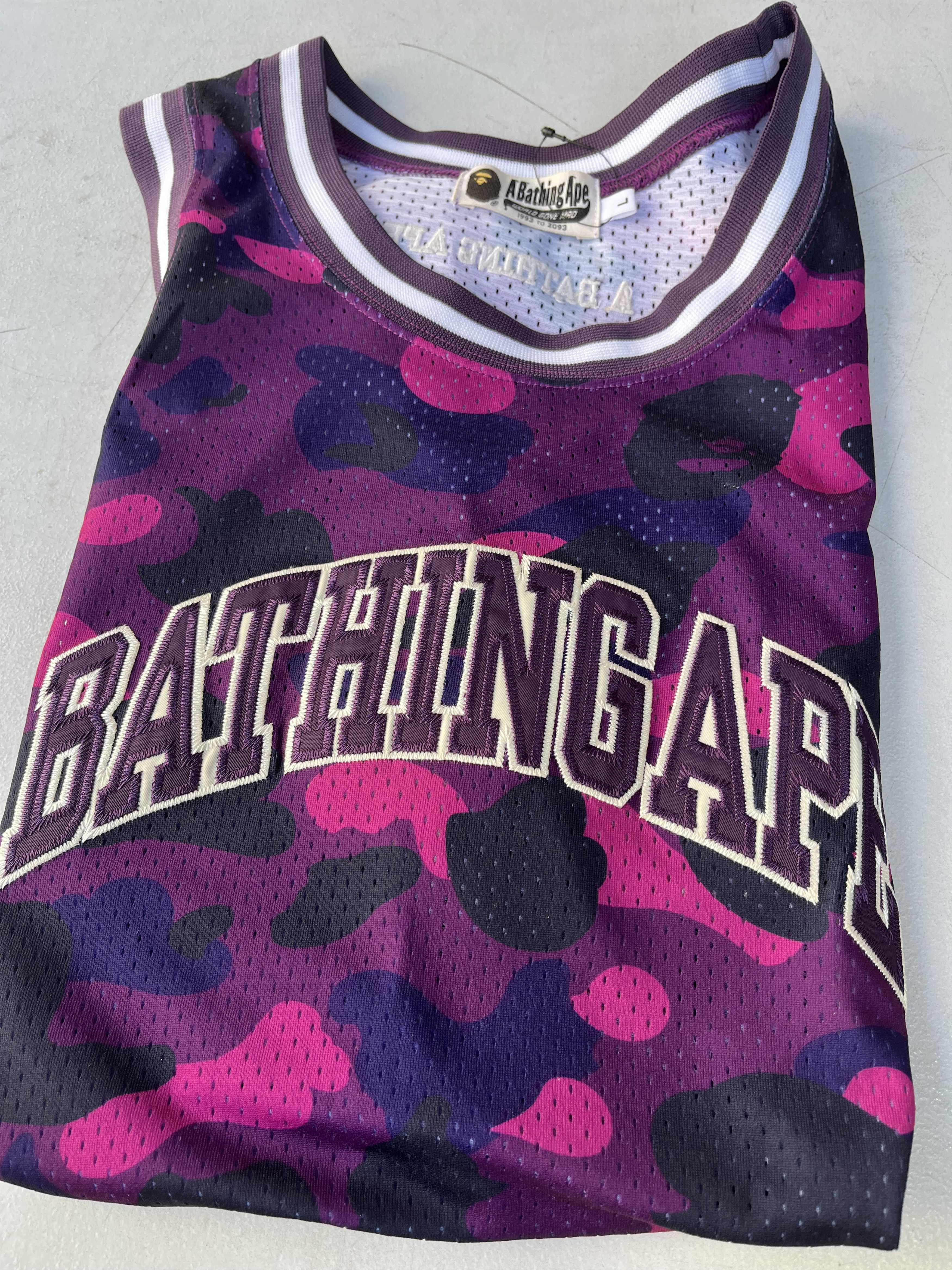 Bape Color Camo Mesh Tank Top Size US L / EU 52-54 / 3 - 11 Thumbnail