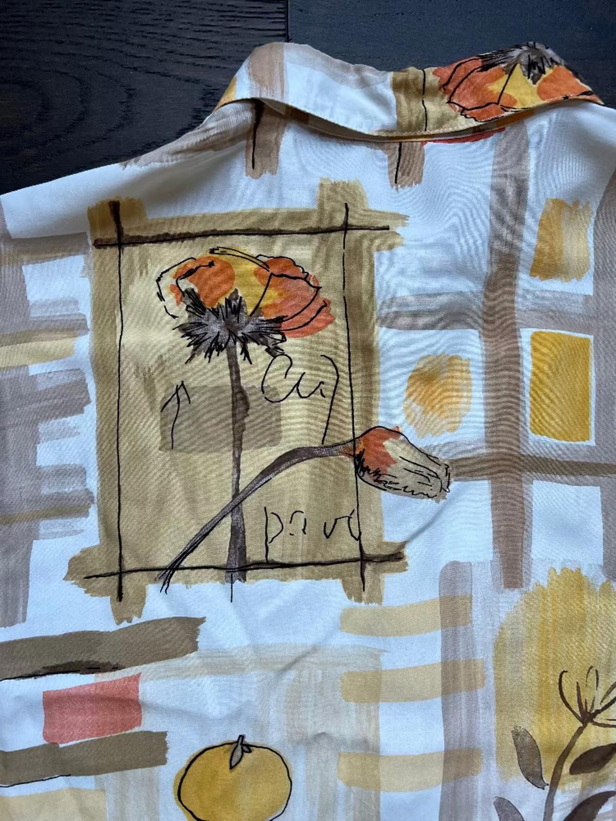 Other 90s Garden-core Patterned Button Up Size XL / US 12-14 / IT 48-50 - 4 Thumbnail