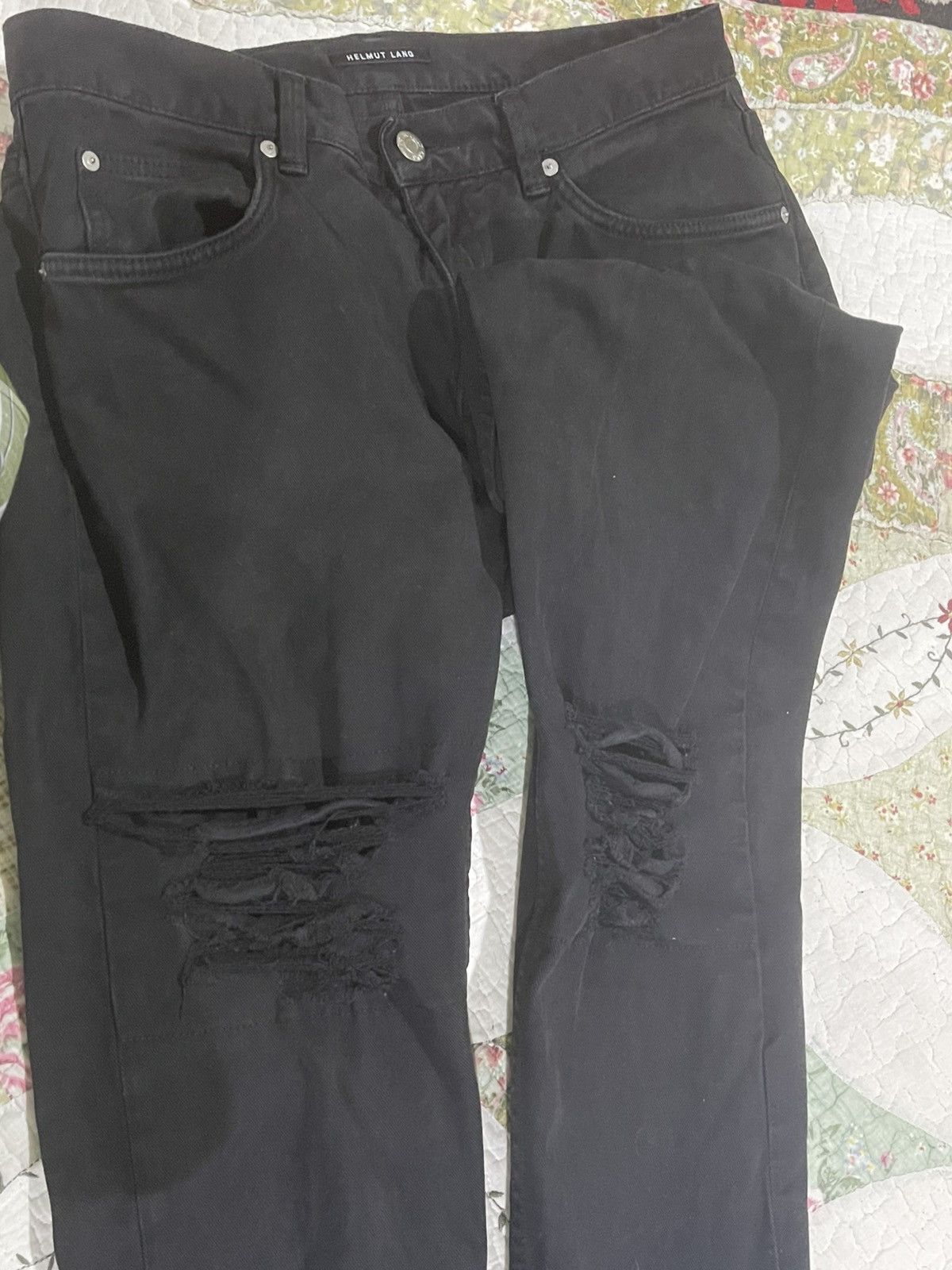 Helmut Lang HELMUT LANG DISTRESSED JEANS Size US 32 / EU 48 - 9 Thumbnail