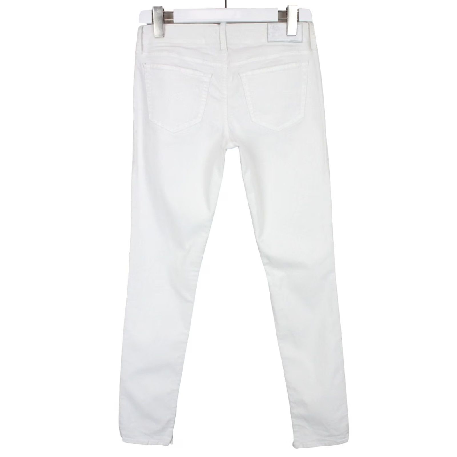Diesel Diesel Grupee Super Slim-Skinny Low Waist 0605I Stretch Jeans Women's W29 L32 White Size 29" - 2 Thumbnail