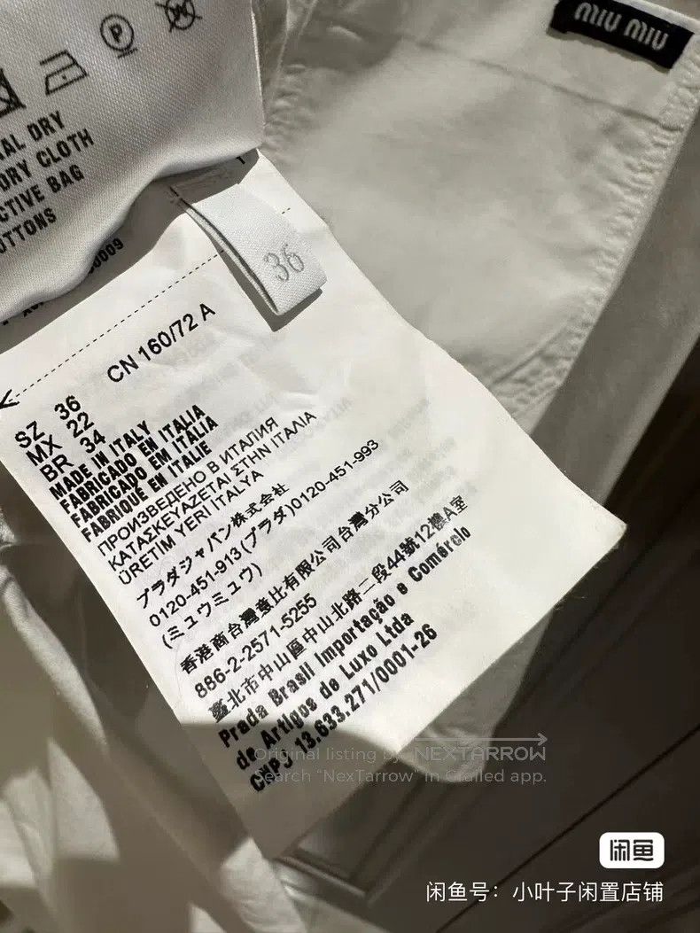 Miu Miu Miu Miu 36 shirt Size S / US 4 / IT 40 - 5 Thumbnail