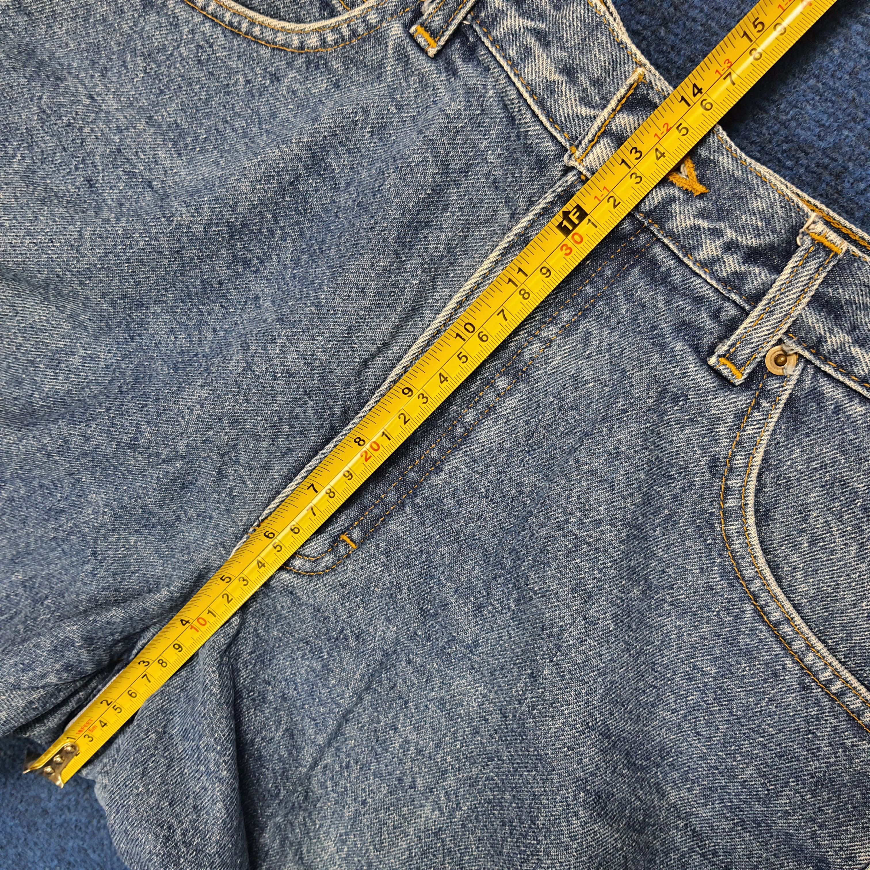 L.L. Bean Vintage L.L. Bean Double L Fleece Lined Jeans C280N1 Size US 33 - 14 Thumbnail