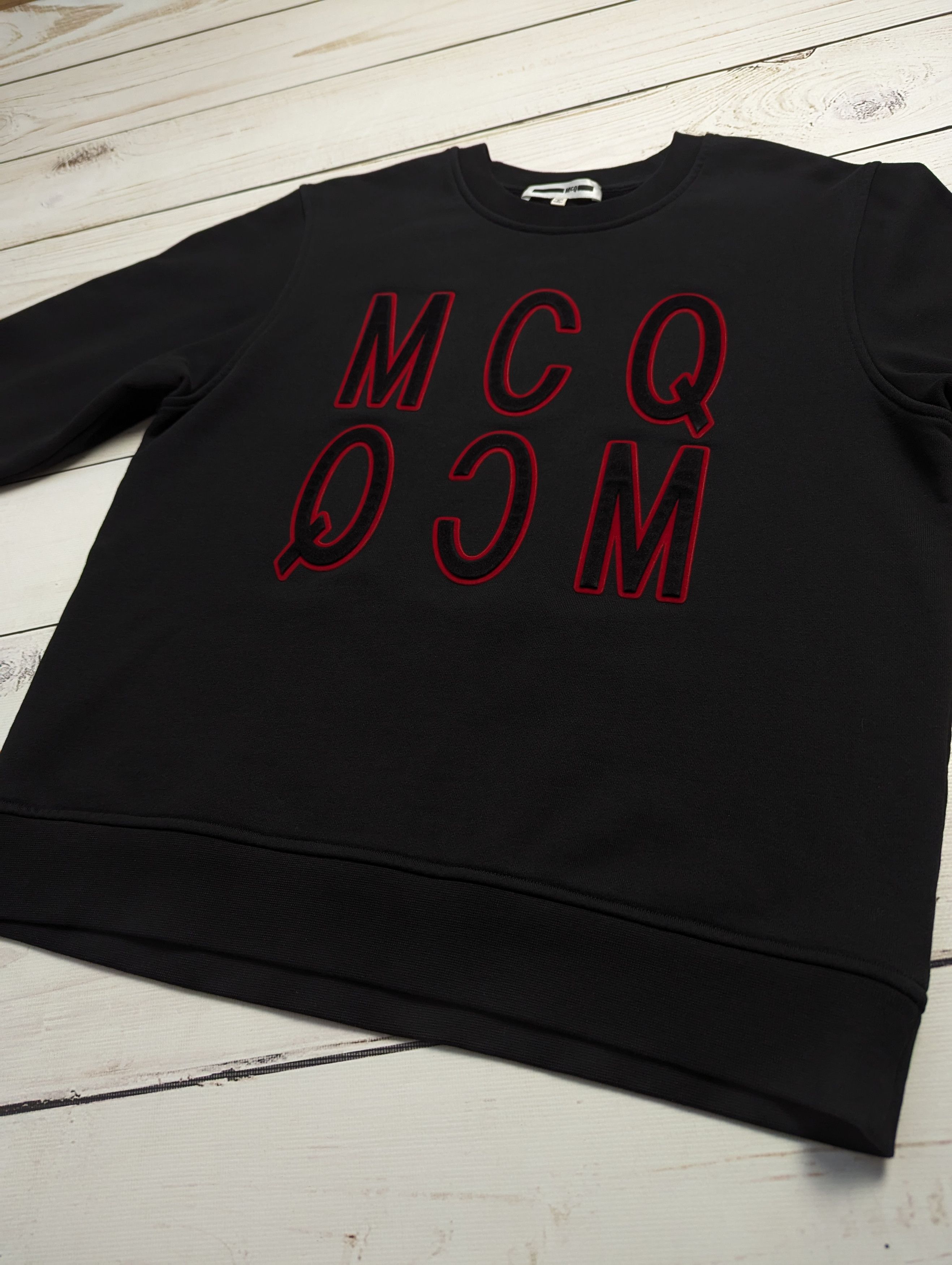 Alexander McQueen MCQ Alexander McQueen black sweatshirt unisex men women Size US L / EU 52-54 / 3 - 8 Thumbnail