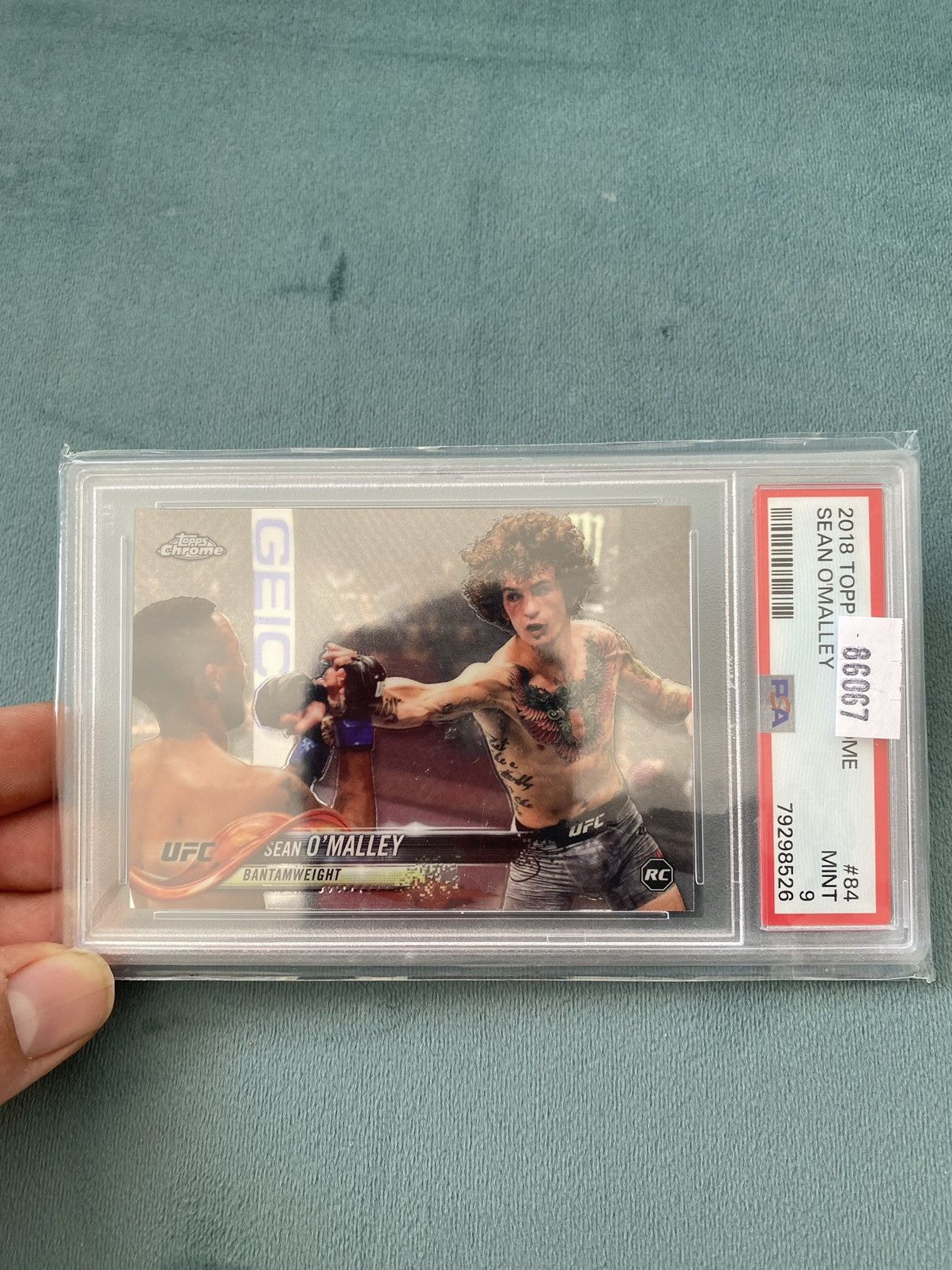 UFC Suga Sean O’Malley Rookie Hologram Card Size ONE SIZE - 1 Thumbnail