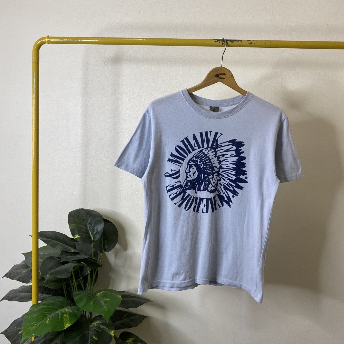 Native Vintage Y2K Cherokee & Mohawk Native Apache T Shirt Size US M / EU 48-50 / 2 - 1 Thumbnail