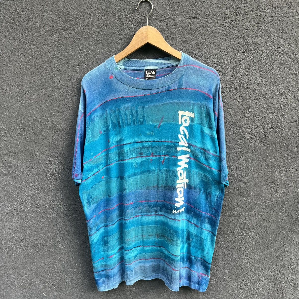 Sun Surf Thrashed Faded Vintage 90s Local Motion Surfing Brand Tee Size US XL / EU 56 / 4 - 1 Thumbnail