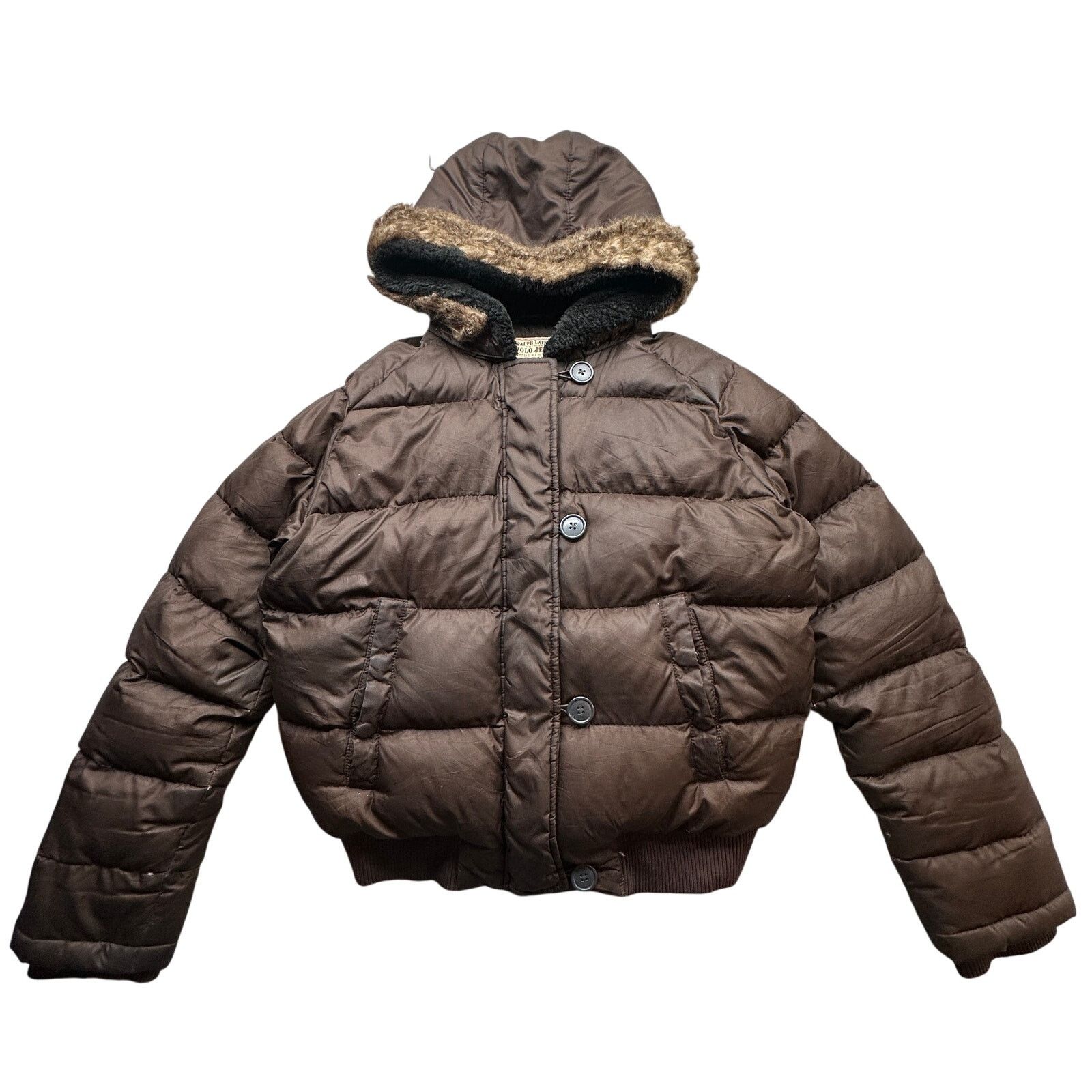 Ralph Lauren VTG Ralph Lauren Polo Jeans Down Fill Jacket Women Medium Size M / US 6-8 / IT 42-44 - 1 Thumbnail