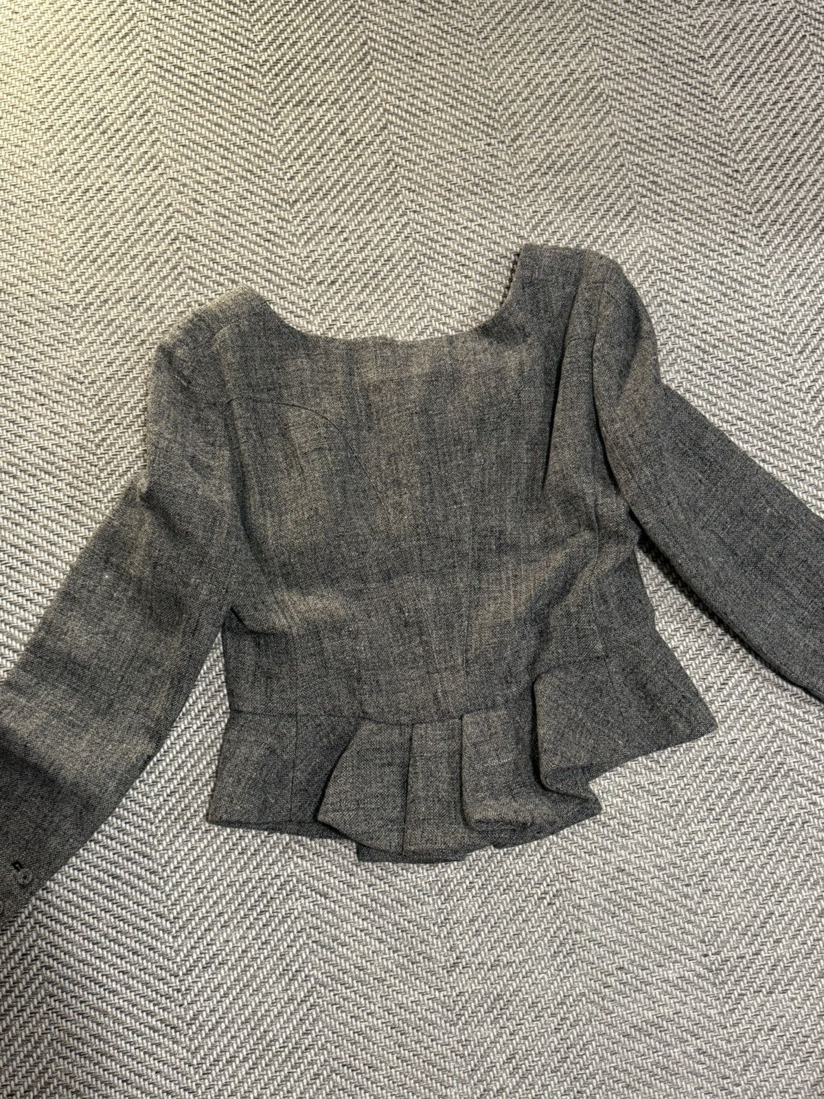 Balenciaga BALENCIAGA 00s OLD STRUCTURED BLOUSON ZIPPED JACKET Size S / US 4 / IT 40 - 5 Thumbnail