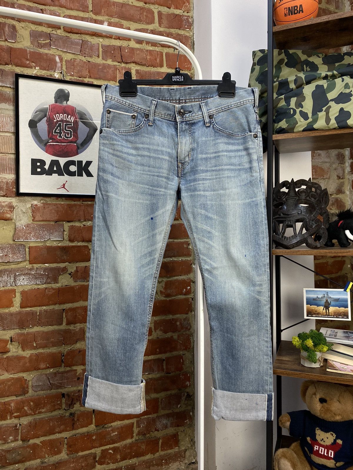 Edwin Edwin SK505S Customized Selvedge Blue Jeans Size US 32 / EU 48 - 4 Thumbnail