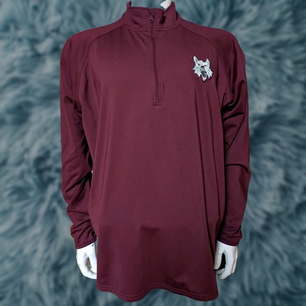 Holloway Alaska Airlines Long Sleeve Pullover Shirt XL Wolf Logo Pullover Sweatshirt Mens Red Logo 90s Style Size US L / EU 52-54 / 3 - 1 Thumbnail