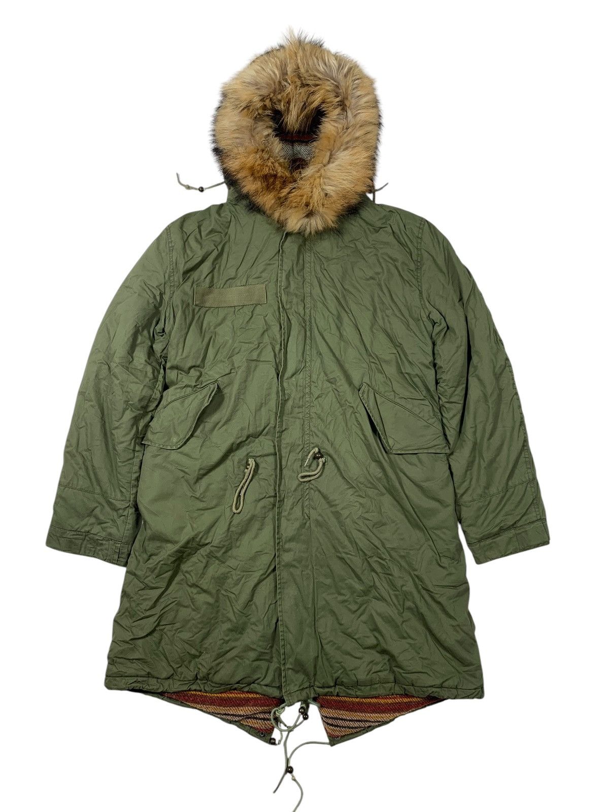 MR & MRS ITALY Mr & Mrs Fur Army Green Fur Parka Size US M / EU 48-50 / 2 - 1 Thumbnail