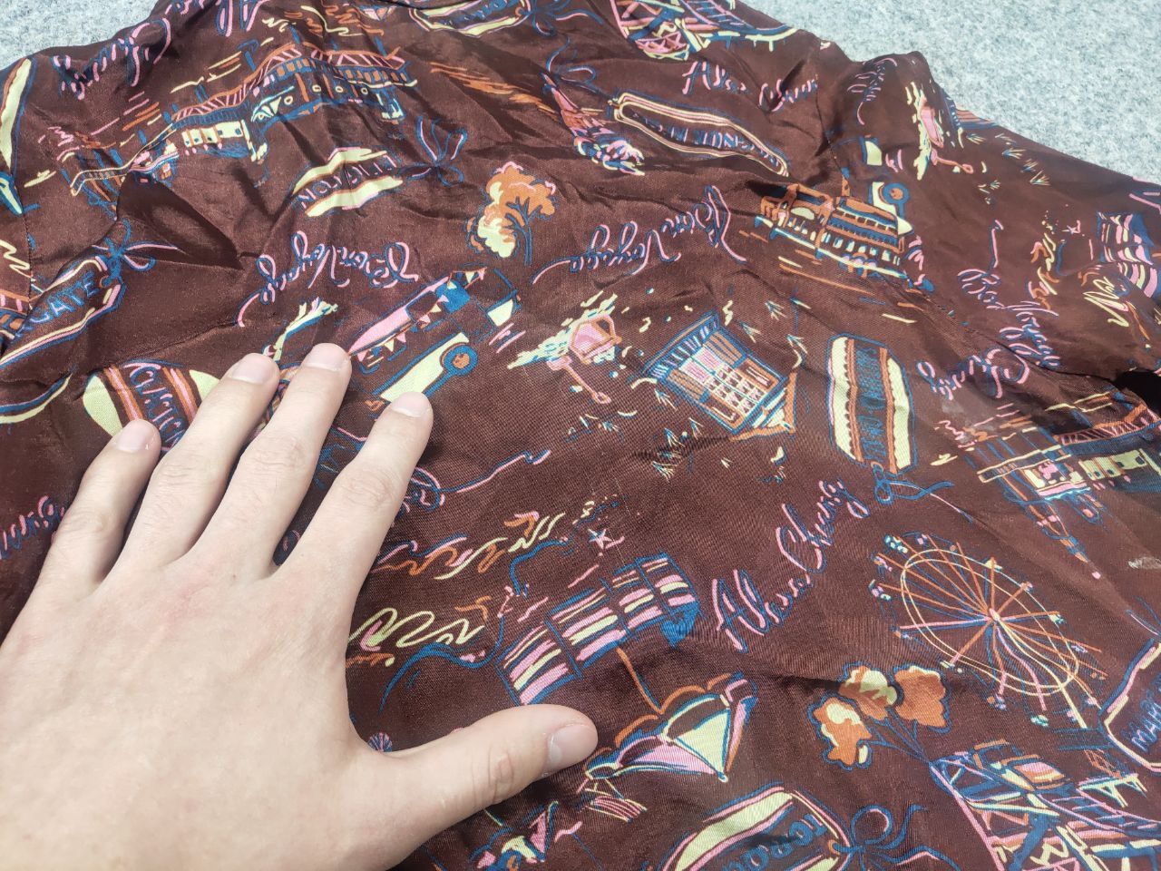 Alexa Chung Alexa Chung Design Blouse Burgundy Button Up Satin Shirt Size S / US 4 / IT 40 - 9 Thumbnail