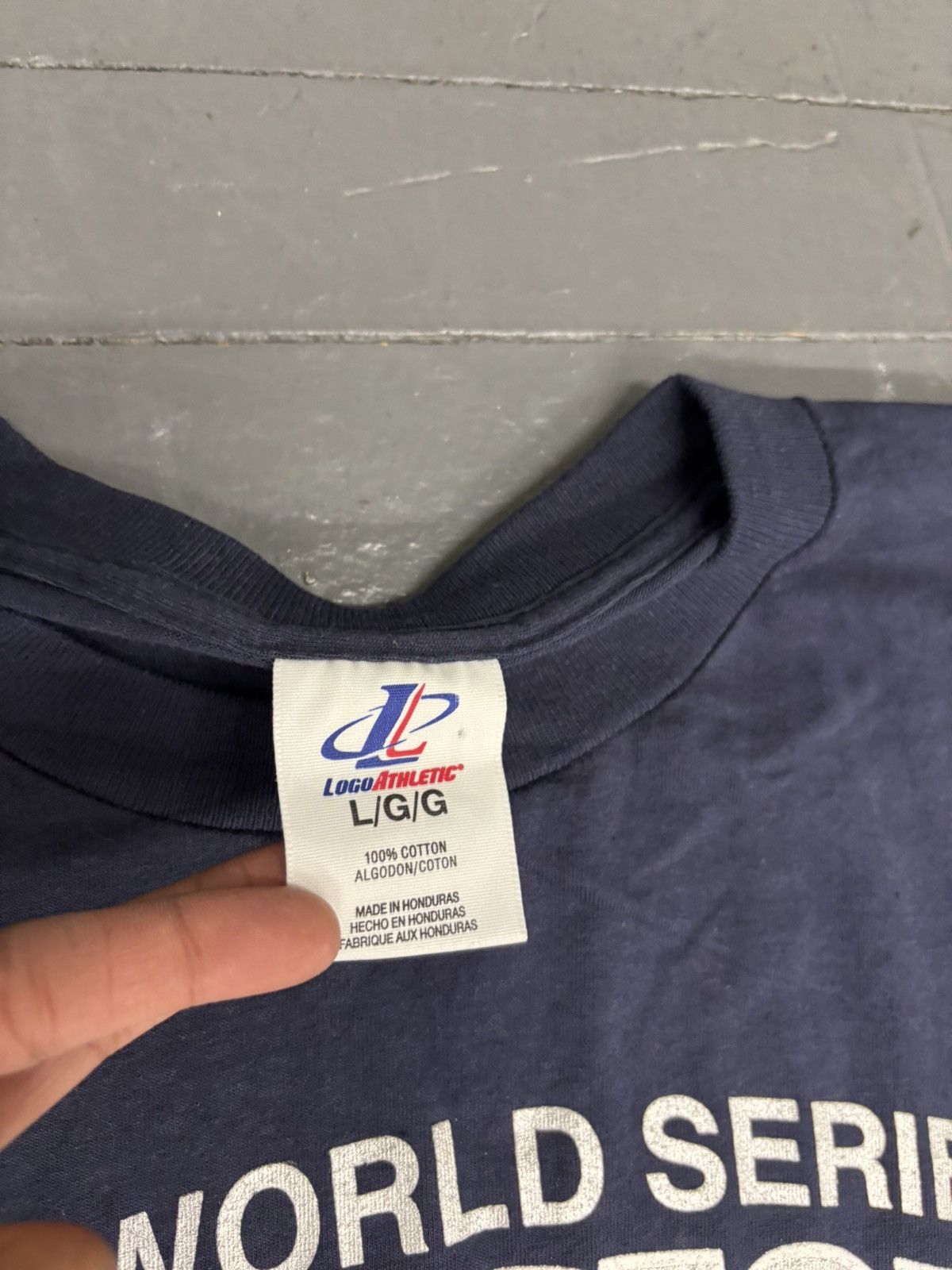 Logo Athletic × New York Yankees × Vintage Vintage 2000 Yankees World Series champions tee Size US L / EU 52-54 / 3 - 3 Thumbnail