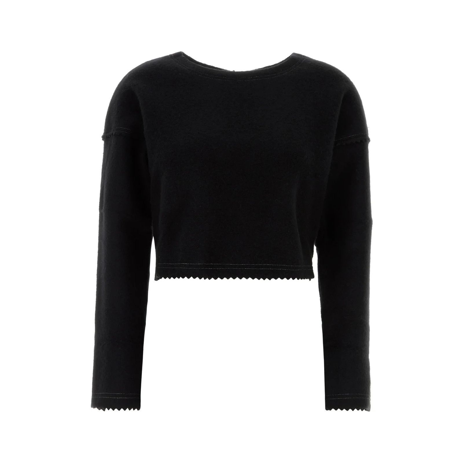 Max Mara MAX MARA Crespo Black Wool Blend Sweater New & Authentic (Wo Size M / US 6-8 / IT 42-44 - 1 Thumbnail