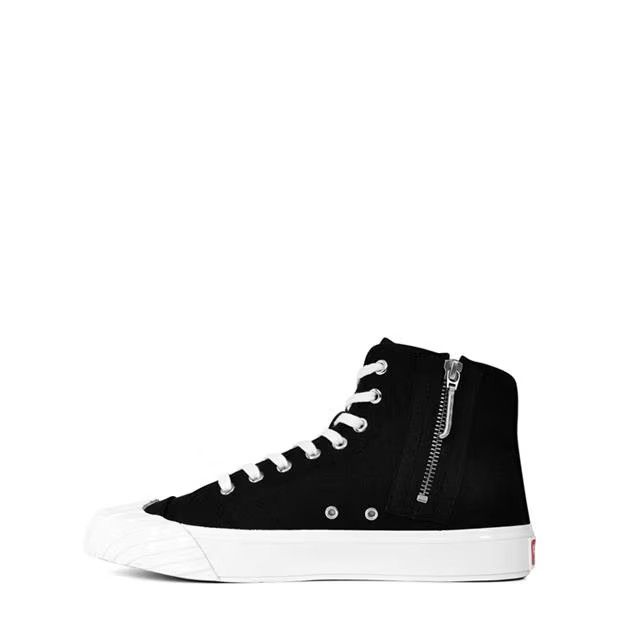 Kenzo o1g2r1mq1024 School High Top Trainers in Black & White Size US 10 / IT 40 - 2 Thumbnail