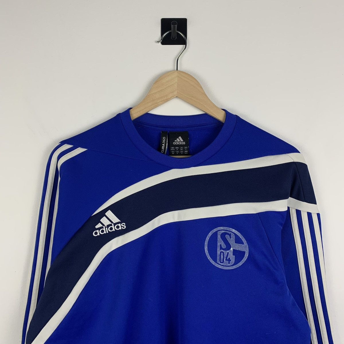 Adidas Men’s Adidas Climalite Shalke 04 Soccer Football Sweatshirt Size US M / EU 48-50 / 2 - 2 Thumbnail