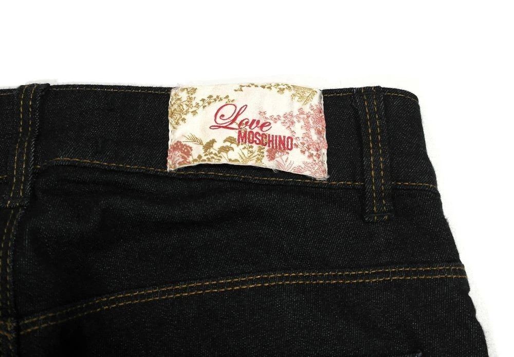 Love Moschino Love Moschino women's skinny pants size 25 dark blue Size 25" / US 0 / IT 36 - 8 Thumbnail