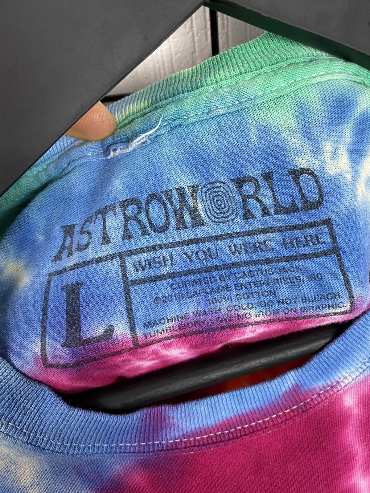 Band Tees × Travis Scott Cactus Jack 2018 Travis Scott Astroworld Hip Hop Tour Merch Size US L / EU 52-54 / 3 - 9 Thumbnail