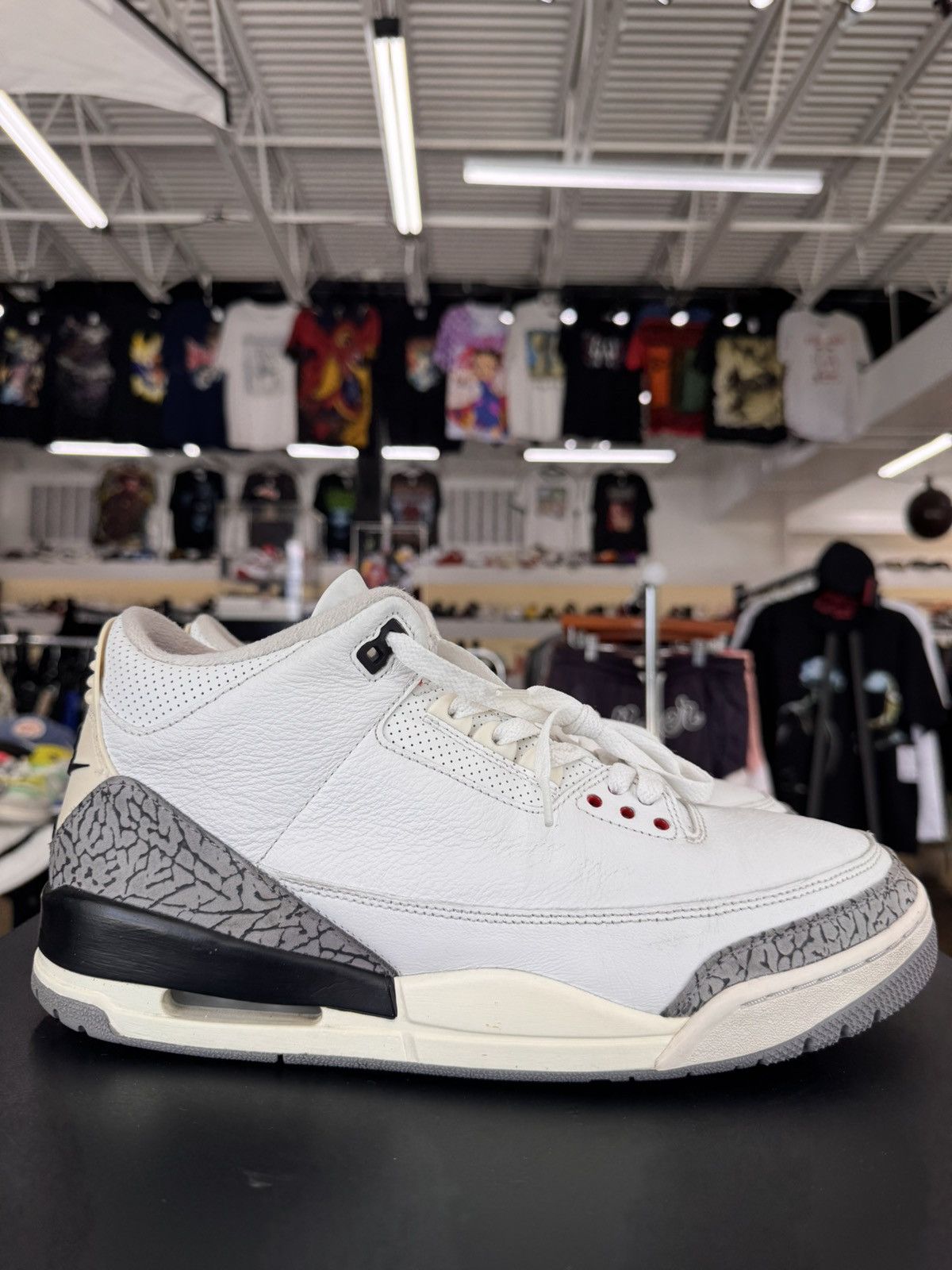 Jordan Brand Air Jordan 3 White Cement Reimagined Size 12.5 (2023) Size US 12.5 / EU 45-46 - 6 Thumbnail