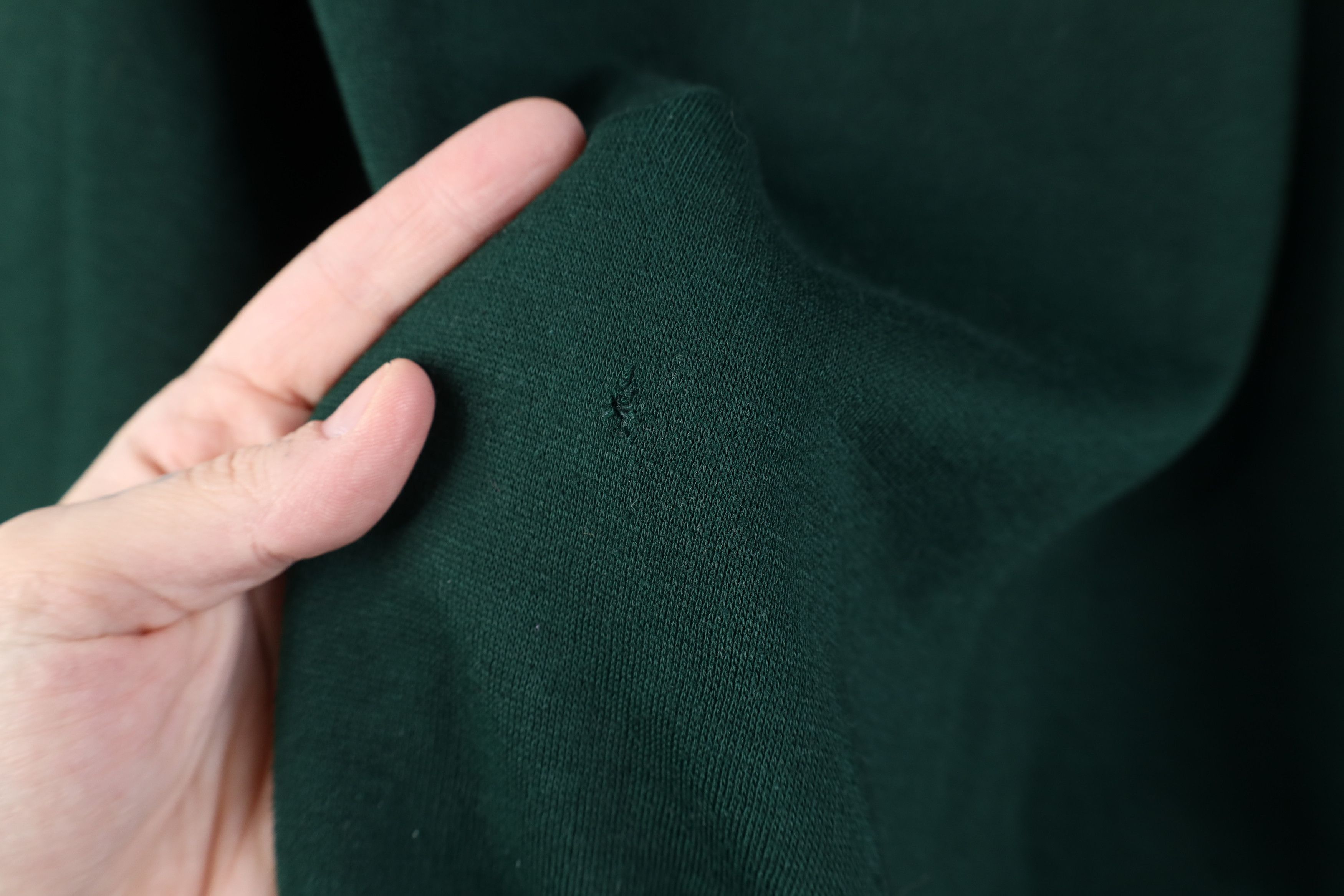 Vintage Vintage 90s Streetwear Hoodie Sweatshirt Hunter Green Size US XL / EU 56 / 4 - 10 Thumbnail