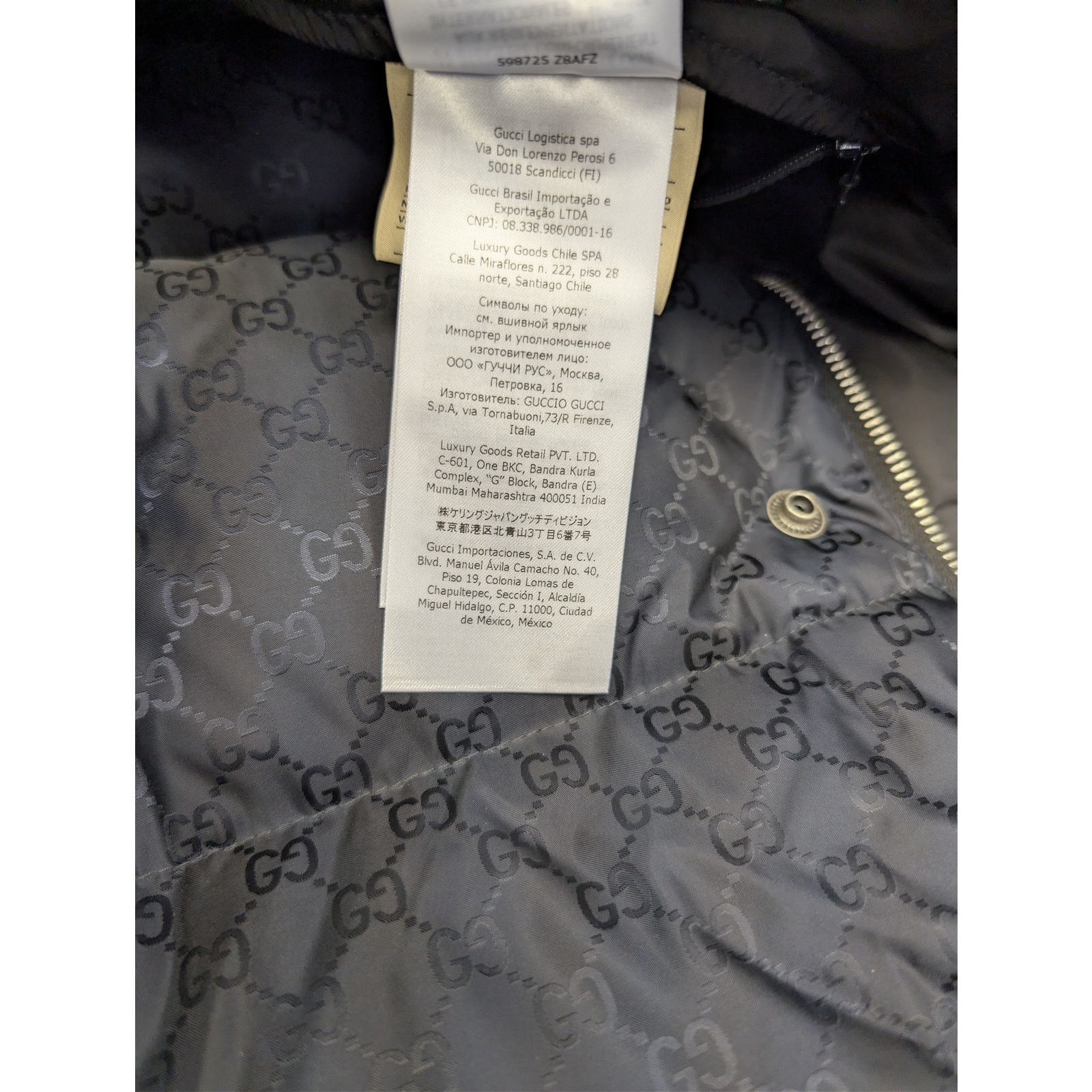Gucci o1rshd1 Light Parachute GG Jacquard Nylon Padded Coat Jacket Size US M / EU 48-50 / 2 - 17 Thumbnail