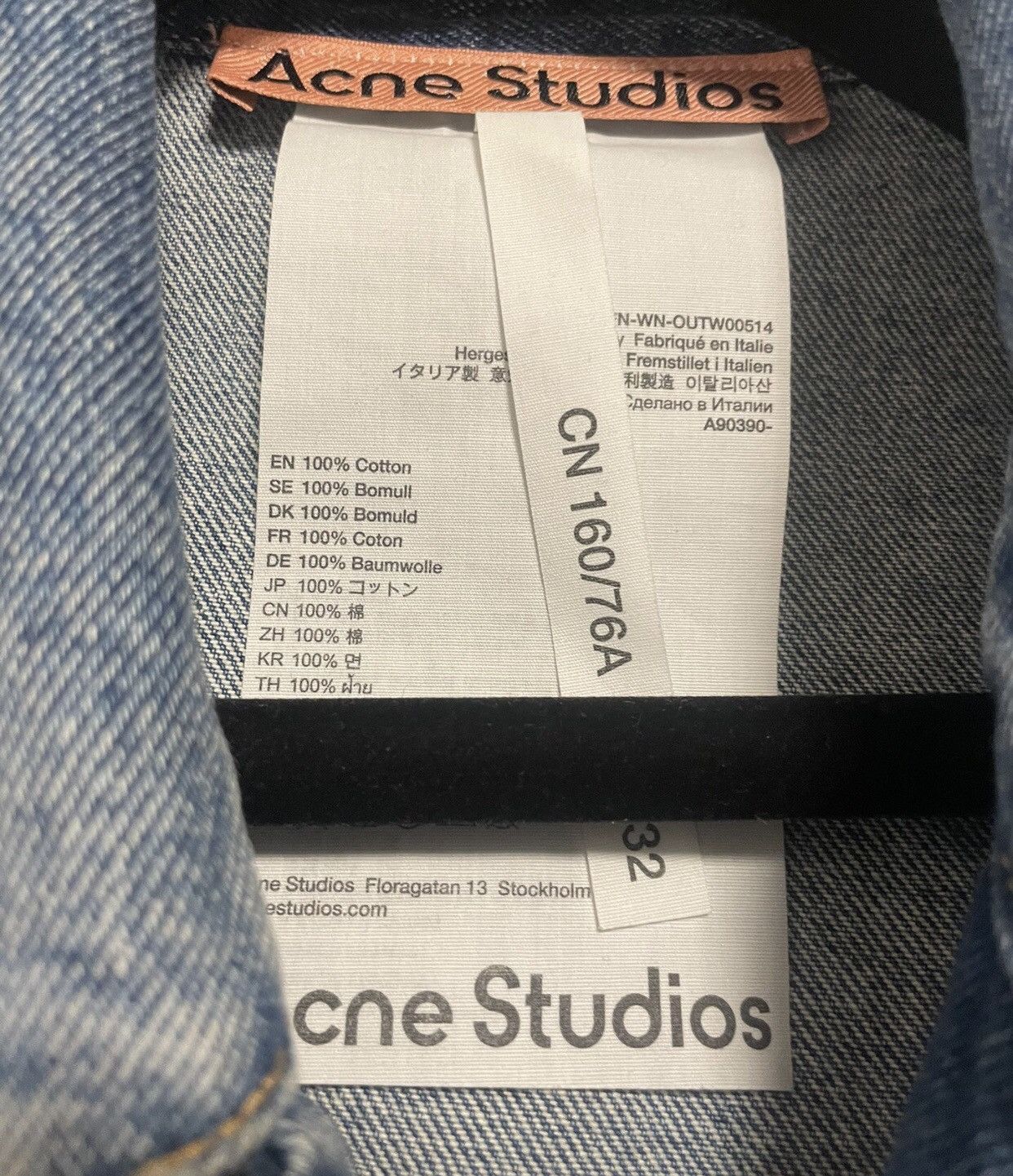 Acne Studios Acne studios Denim jacket 2412-Nextarrow Size US S / EU 44-46 / 1 - 2 Thumbnail