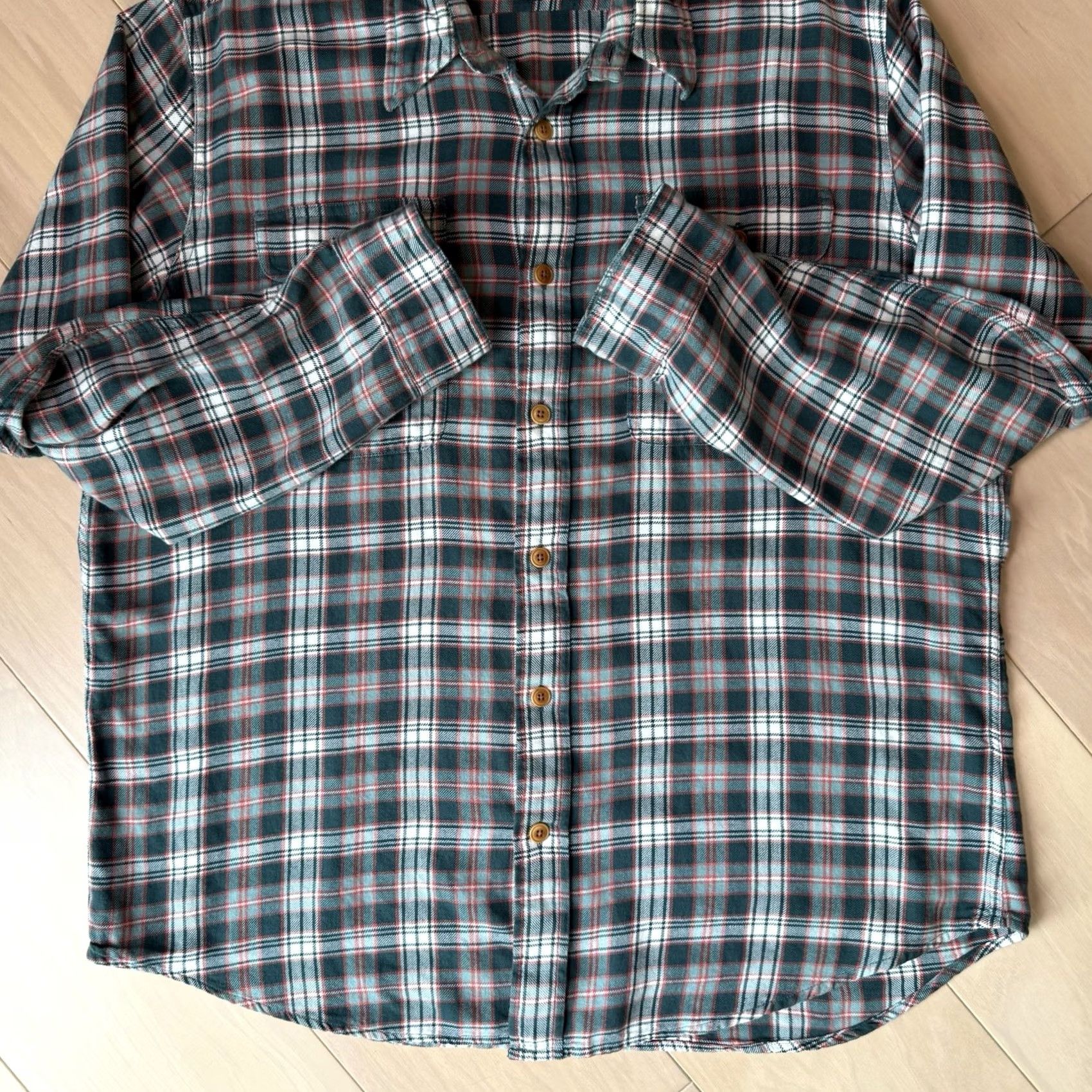 Filson Filson Scout Shirt 2XL Green Multicolor Cotton Flannel Workwear Mens Size US XXL / EU 58 / 5 - 6 Thumbnail
