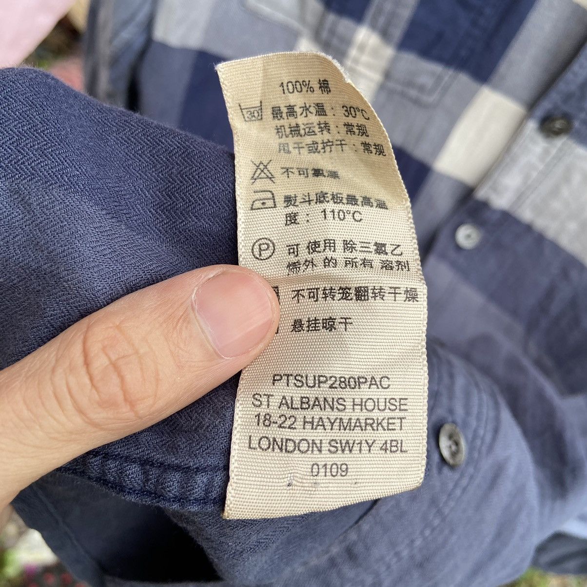 Burberry × Designer Burberry Checker Button Up shirt Size US M / EU 48-50 / 2 - 9 Thumbnail