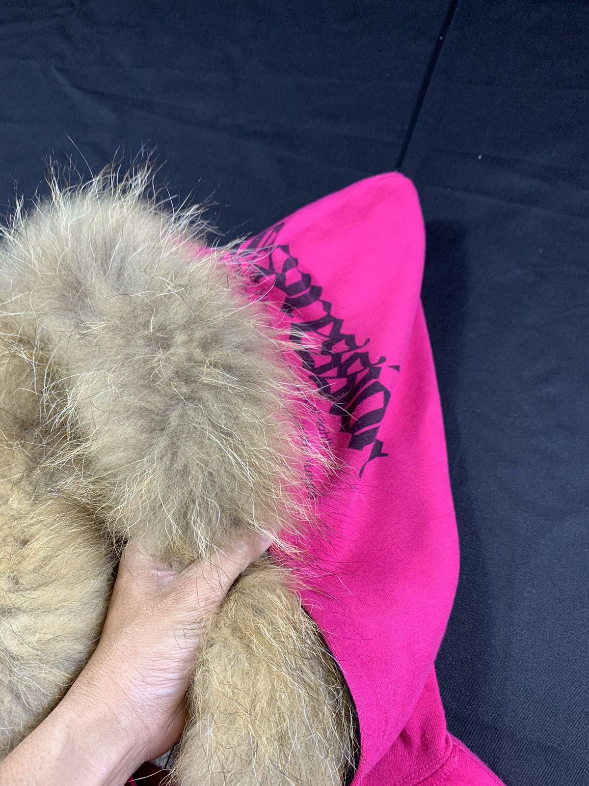 20471120 b-one-soulprojects Fur hoodie zip style Ifsixwasnine lgb Size US XL / EU 56 / 4 - 5 Thumbnail
