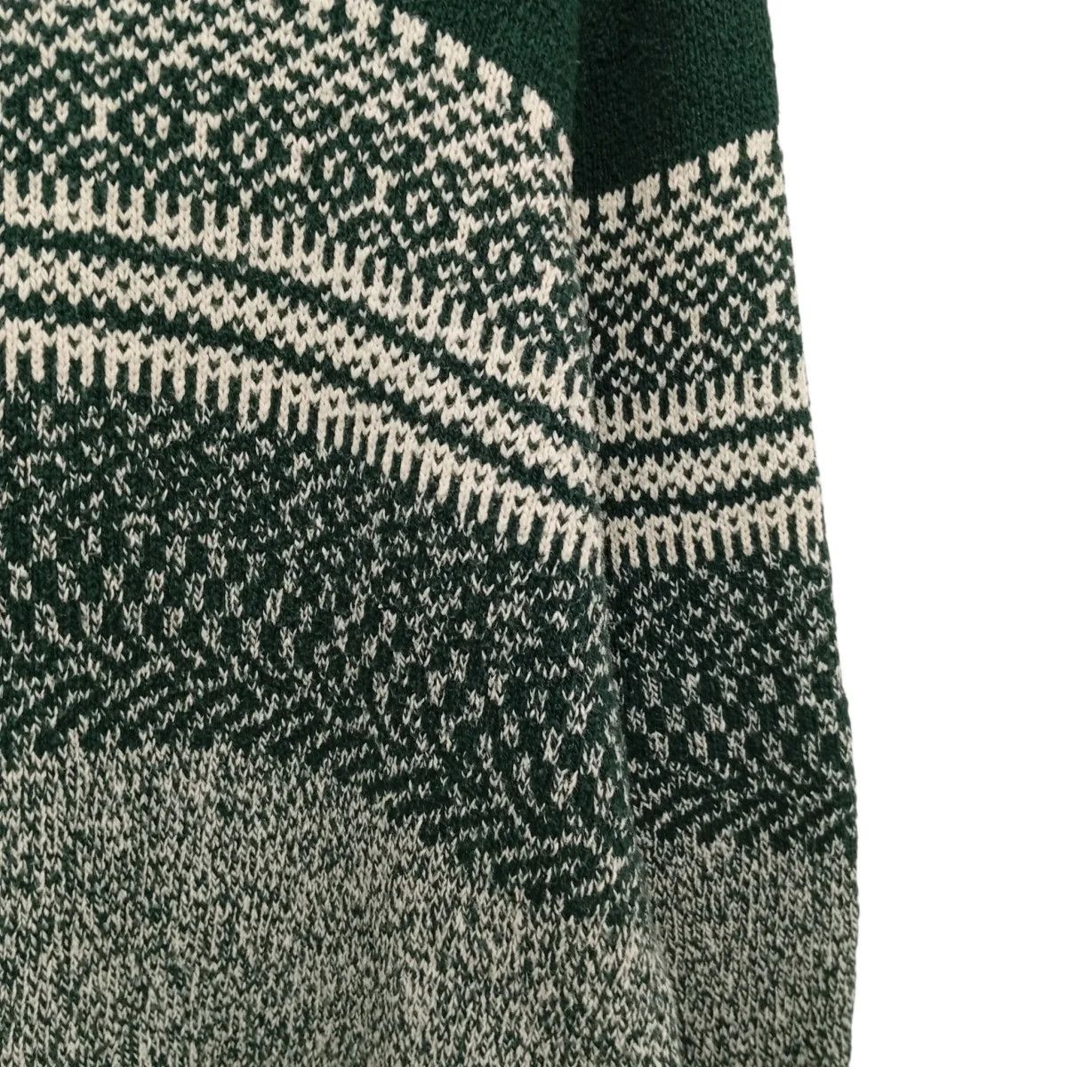 Comme des Garcons Homme Nordic Isle Elbow Patch Wool Knit Sweater Size US M / EU 48-50 / 2 - 6 Thumbnail
