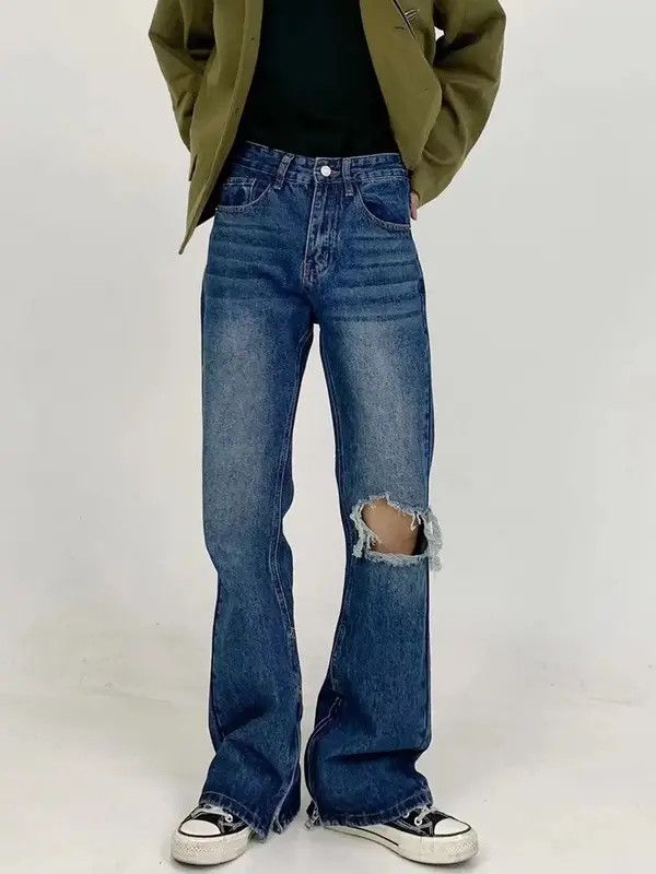 Vintage Retro punk denim pants Size US 32 / EU 48 - 1 Thumbnail