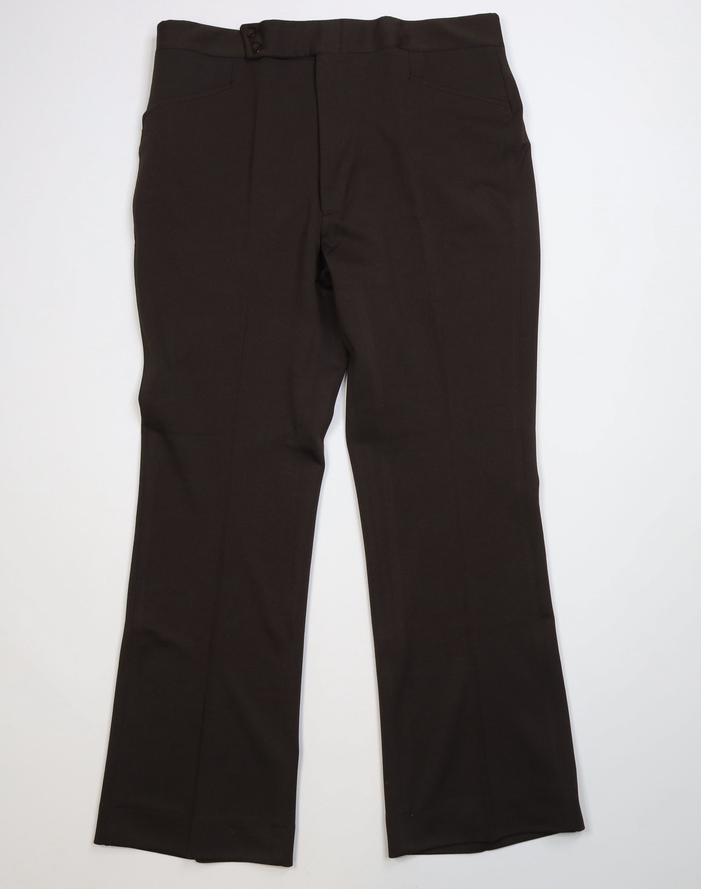 Vintage Vintage 70s Streetwear Wide Leg Bell Bottoms Pants Brown USA Size US 36 / EU 52 - 1 Thumbnail