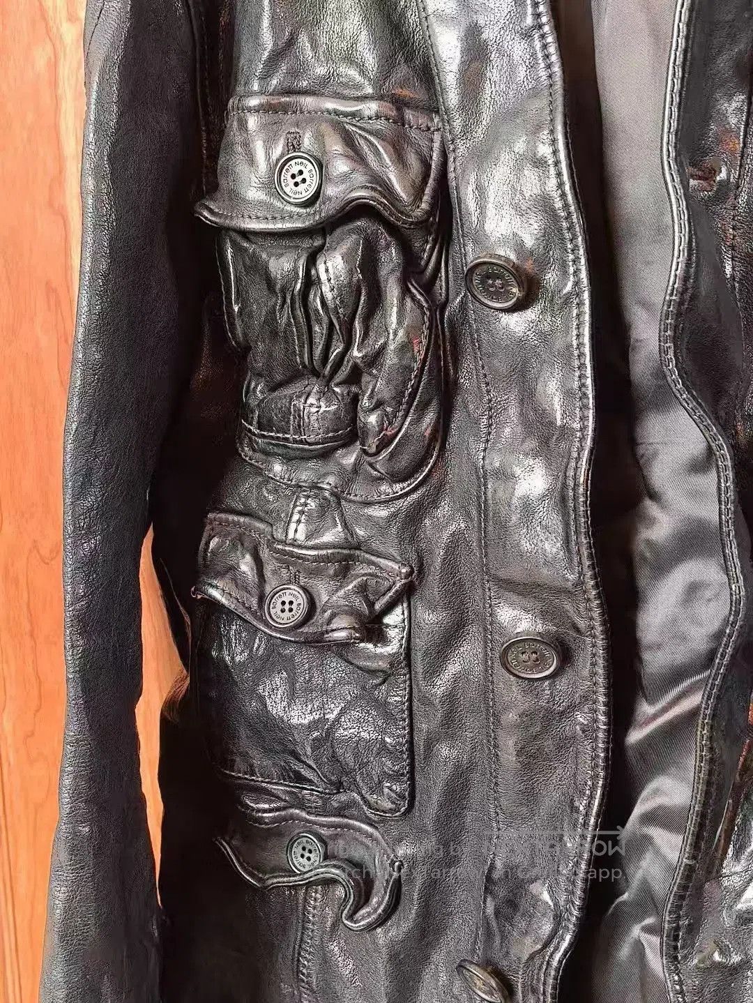 Neil Barrett Neil Barrett Pitt Style Buffalo Leather Jacket XXS. Size US XXS / EU 40 - 4 Thumbnail