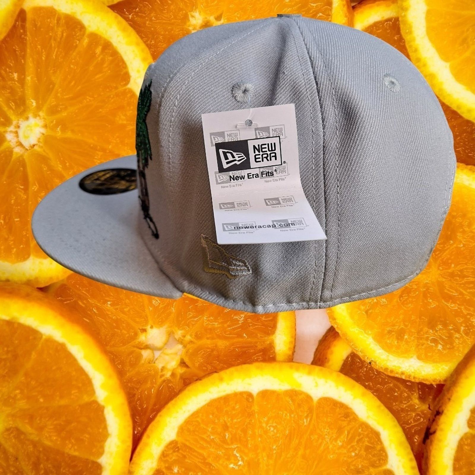 New Era New Era 9FIFTY LA Dodgers Gray Palm Tree Taco Snapback Hat Size ONE SIZE - 3 Thumbnail