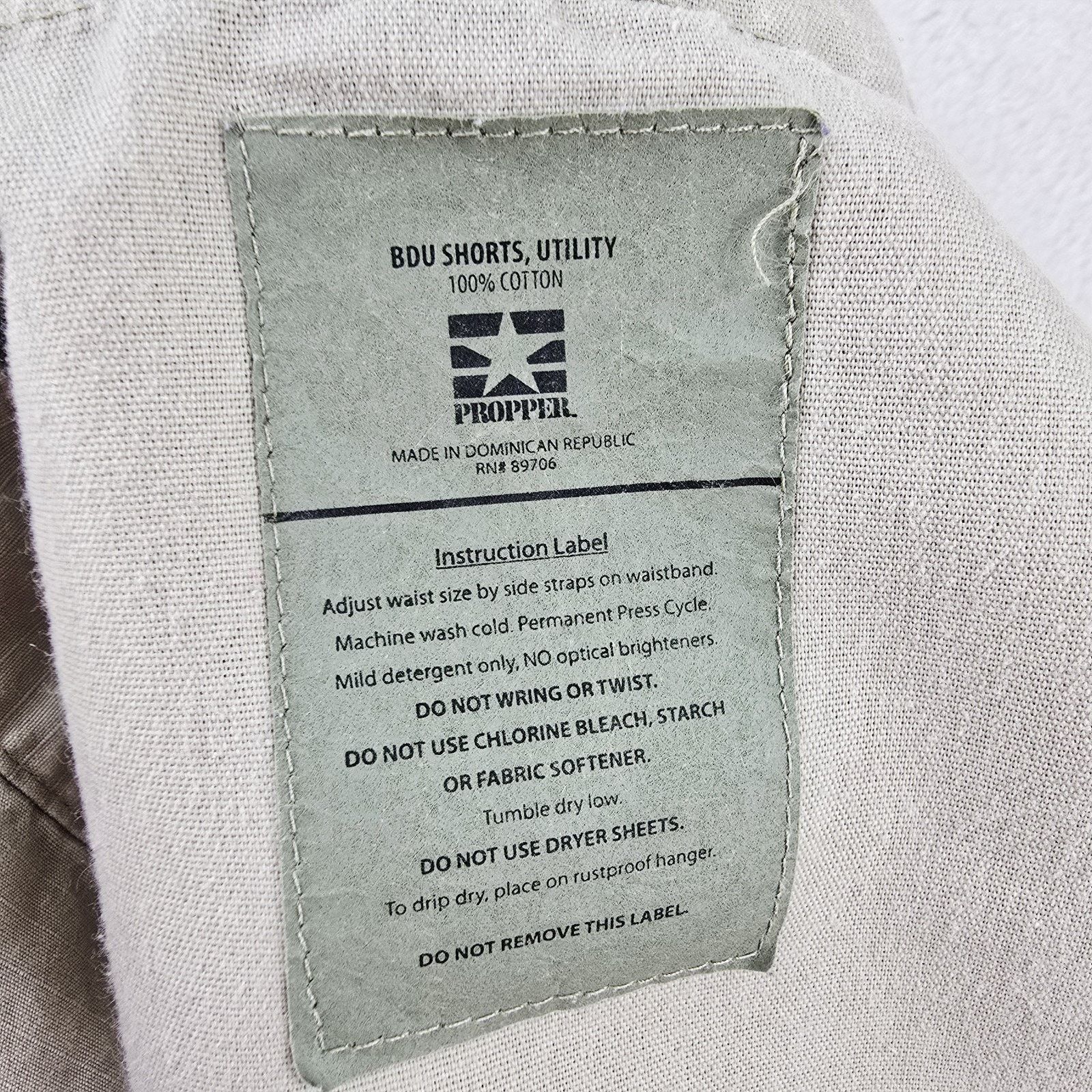 Propper PROPPER BDU Utility Shorts Men Size XL (39"-43") Beige Size US 40 / EU 56 - 6 Thumbnail