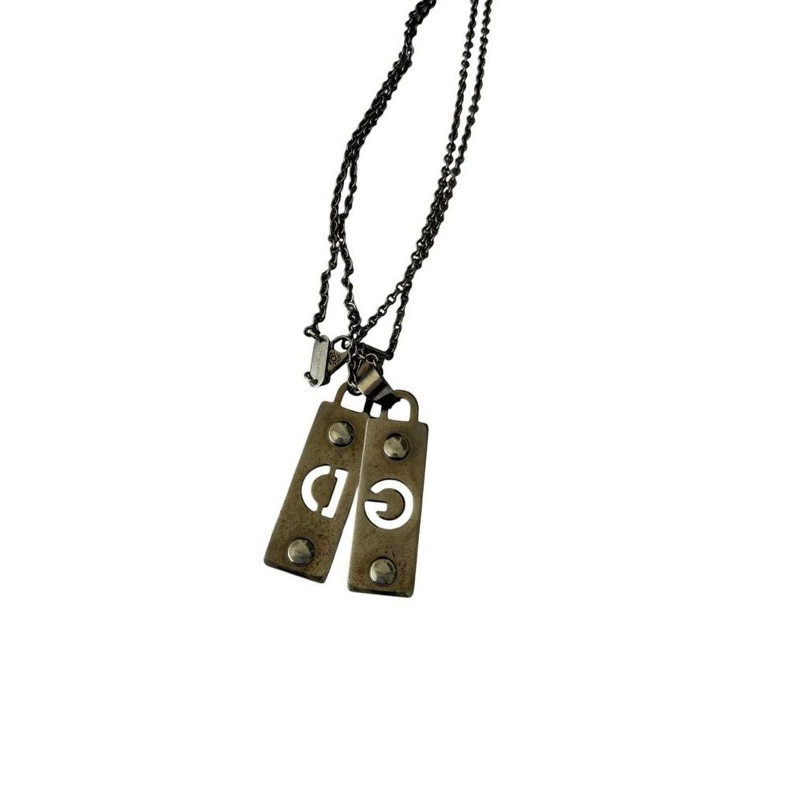 Dolce & Gabbana Dolce & Gabbana D&G Pendant Chain Necklace Silver / y2k Size ONE SIZE - 5 Thumbnail