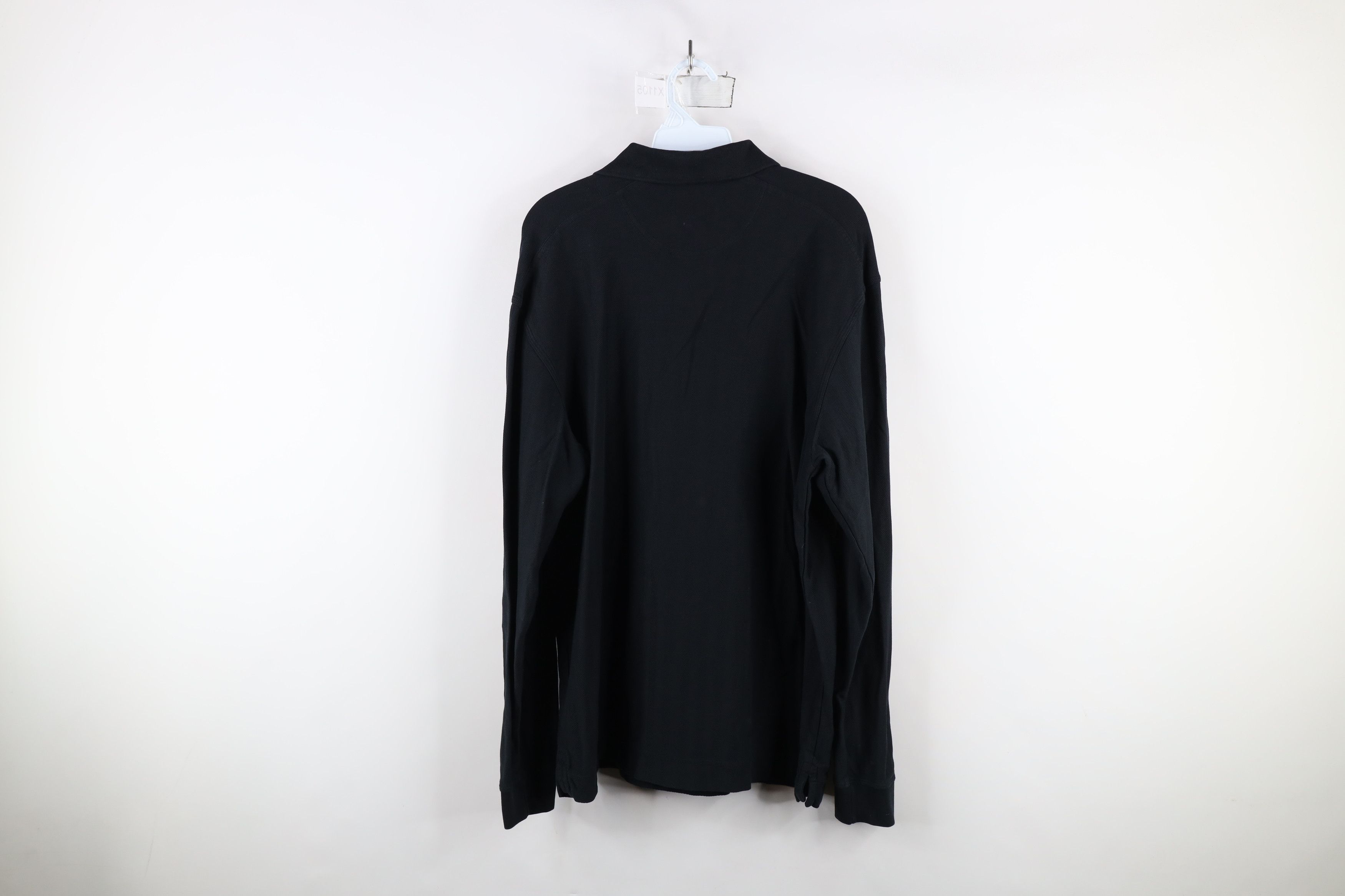 Vintage Vintage 90s Streetwear Herringbone Long Sleeve Polo Shirt Size US L / EU 52-54 / 3 - 11 Thumbnail