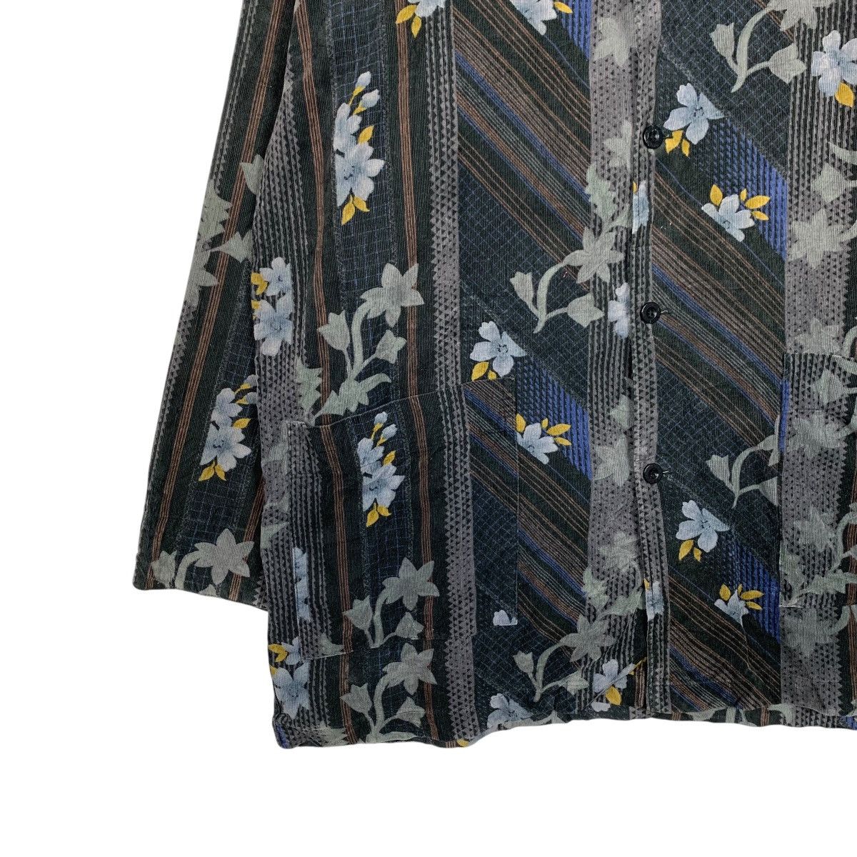 Kenzo KENZO HOMME Motif Flower Shirt Casual Jacket #1571-C70 Size US M / EU 48-50 / 2 - 3 Thumbnail