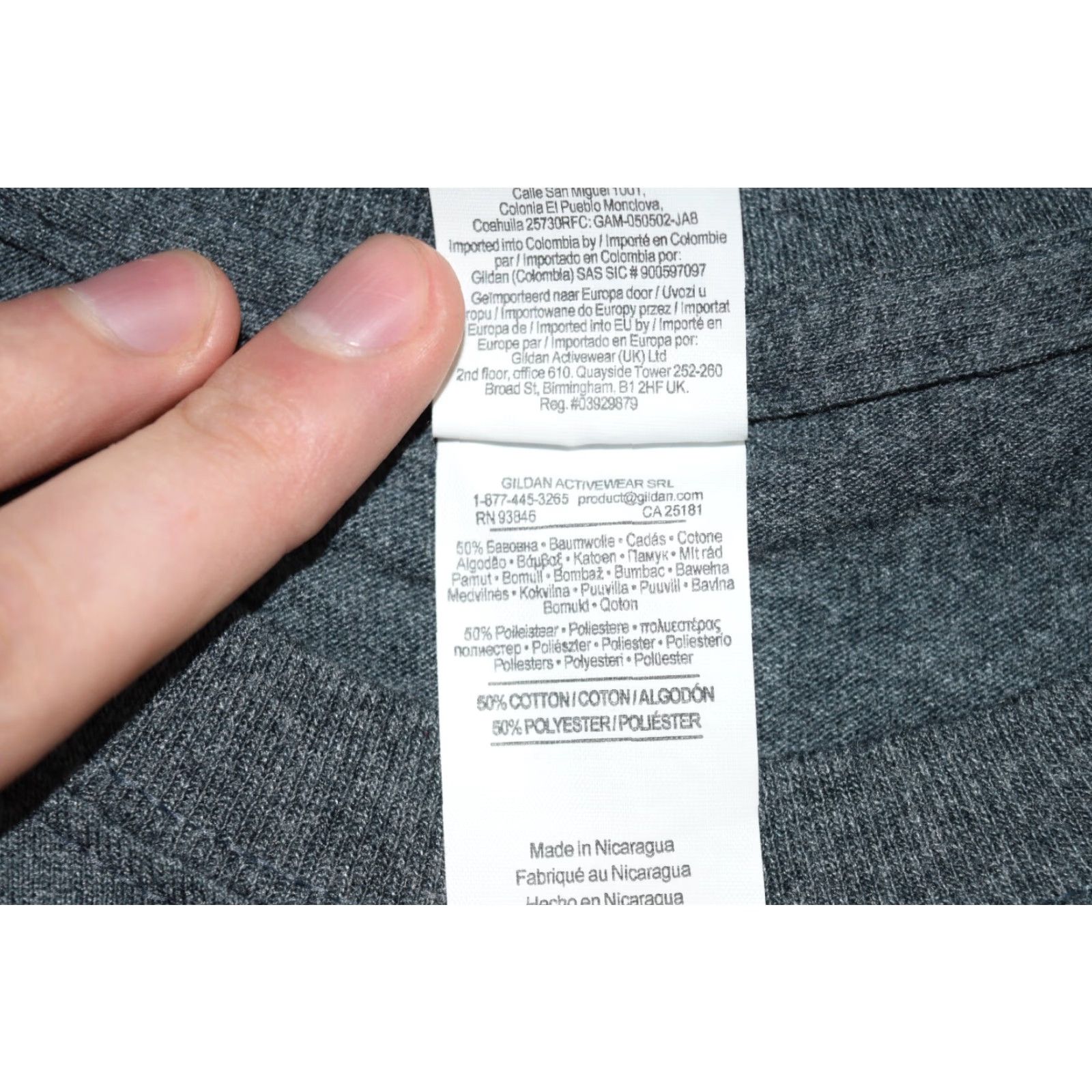 Gildan GILDAN Irish American T-Shirt Adult XL Gray Family Tree Crew Neck Short Sleeve Cotton Blend Size US XL / EU 56 / 4 - 4 Thumbnail
